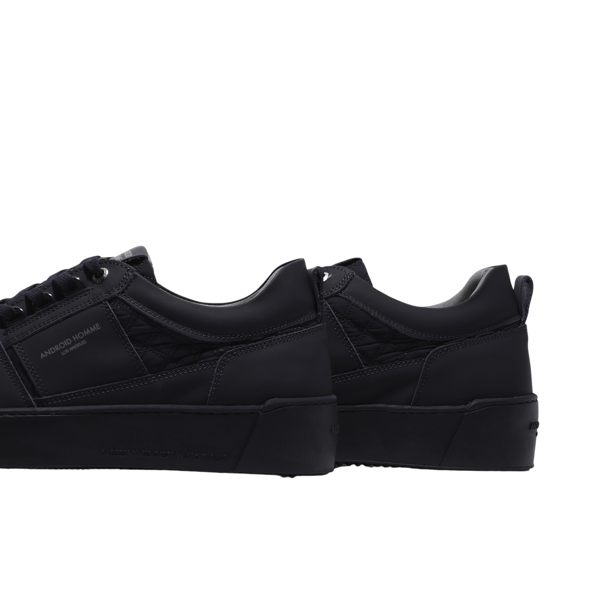 Mens Android Homme Ink Point Dume Low Rubber Stitch Trainers