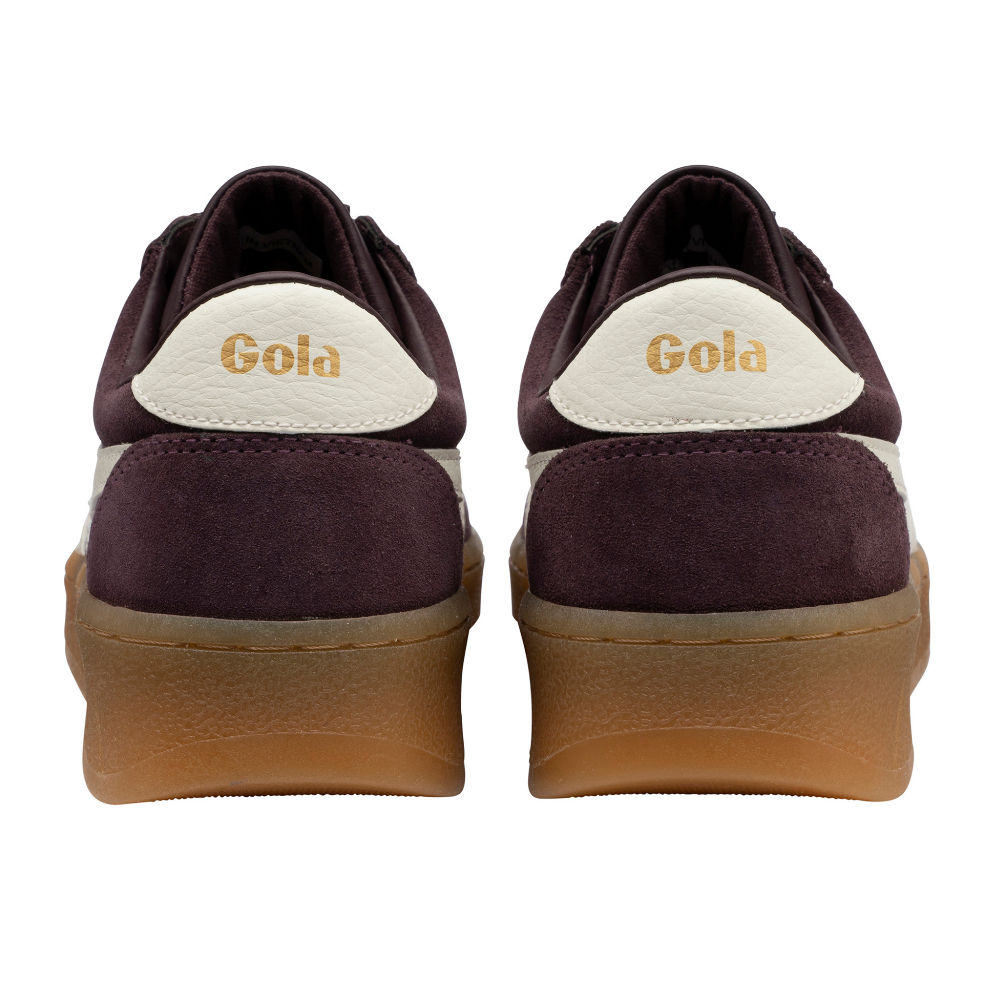 Womens Gola Cocoa/Off White/Gum Grandslam Suede Trainers