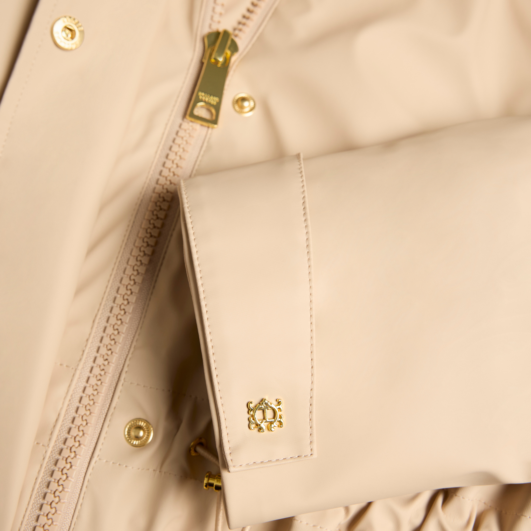 Womens Holland Cooper Sand Chartwell Rain Parka