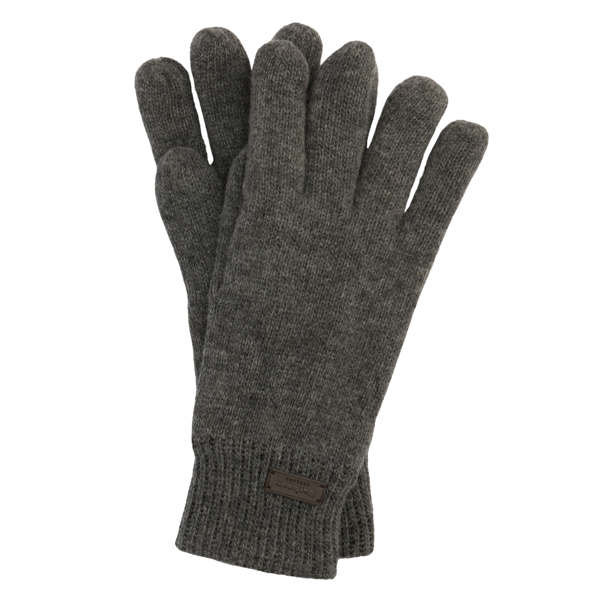 Mens Barbour Grey Carlton Beanie & Gloves Gift Set