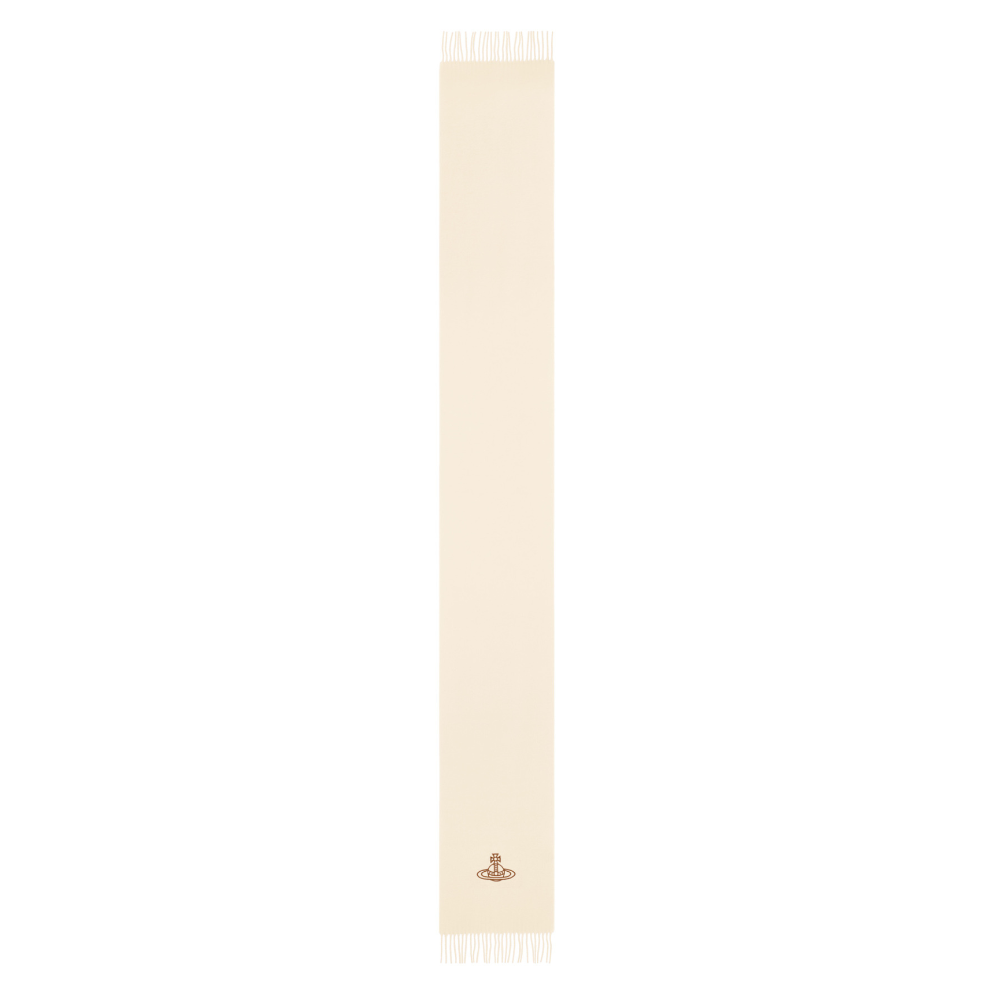 Womens Vivienne Westwood Off White Embroidered Orb Scarf