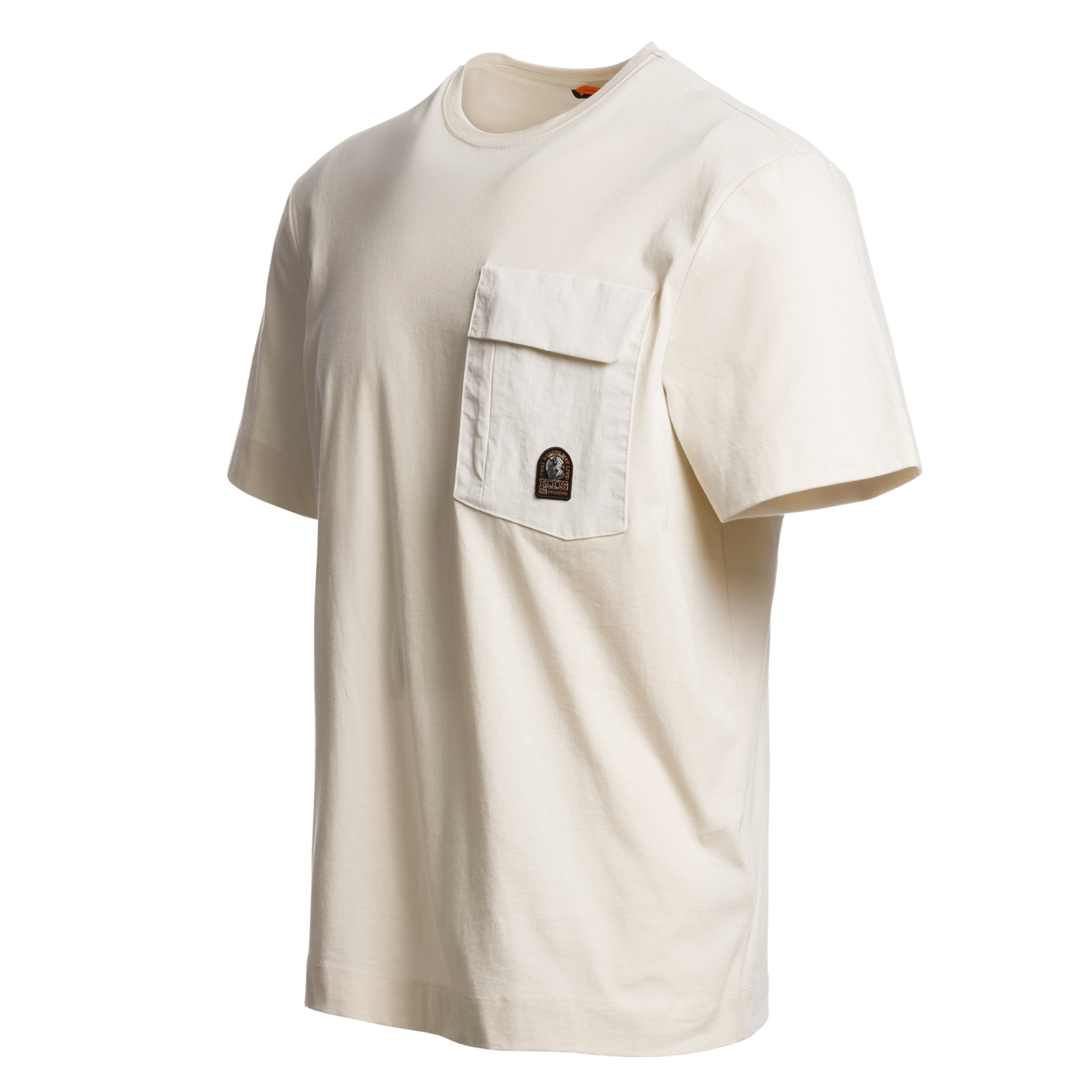 Mens Parajumpers Warm Ivory Mojave 2.0 S/s T Shirt