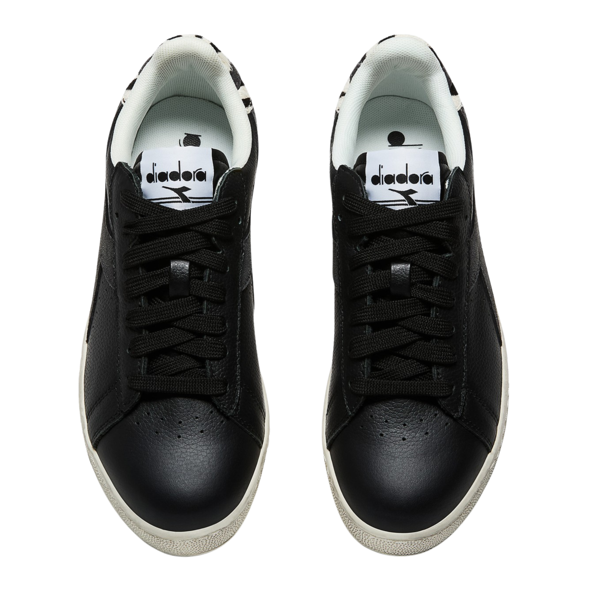 Womens Diadora Black Game Low Wild Trainers