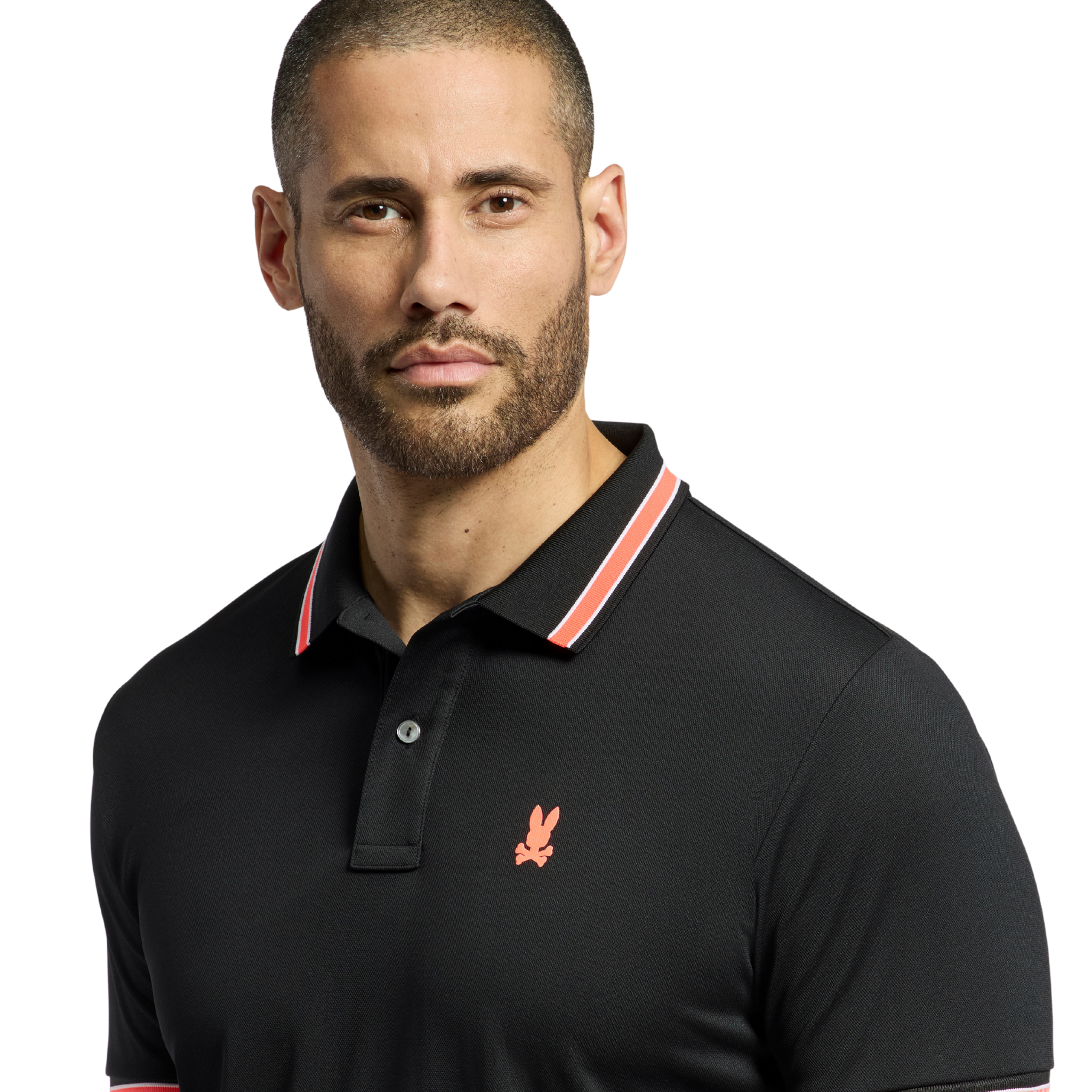 Mens Psycho Bunny Black Forrest Sport Pique S/s Polo
