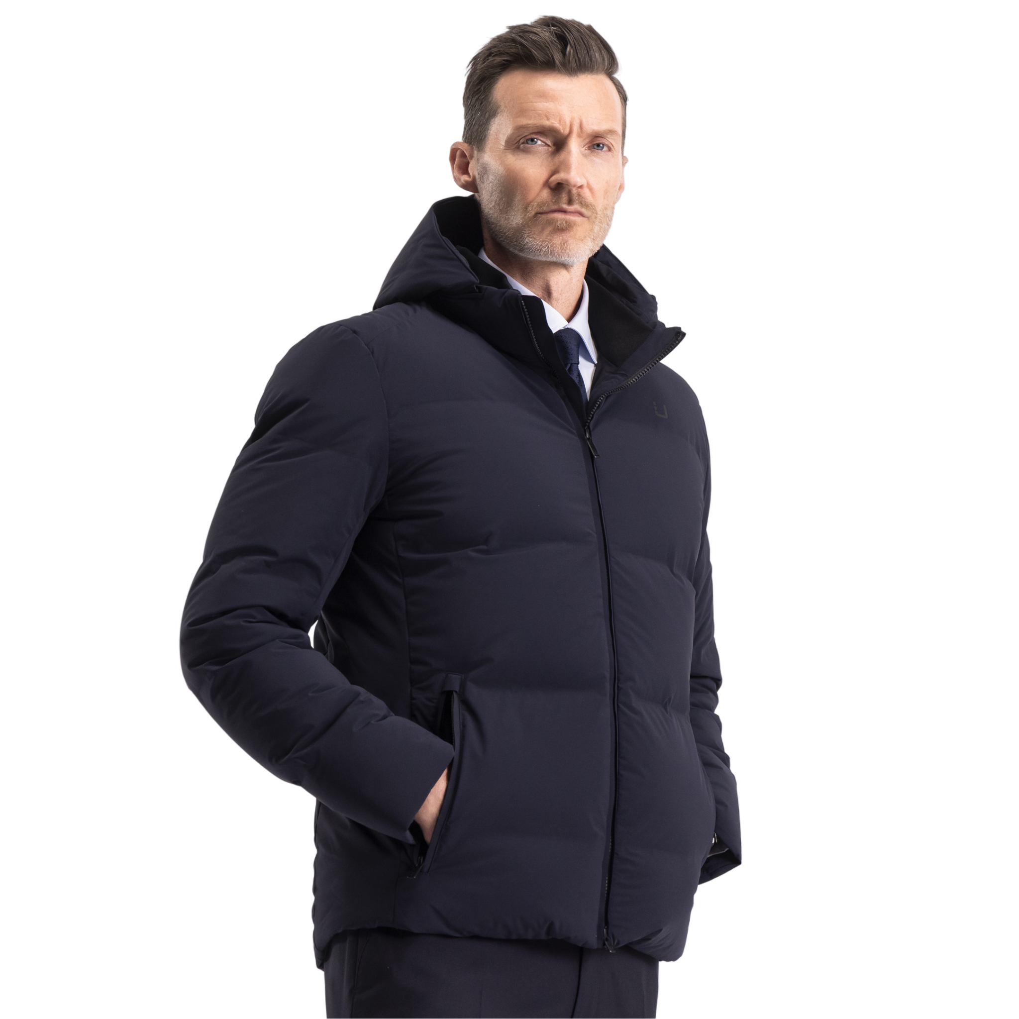 Mens UBR Navy Bolt XP Down Jacket