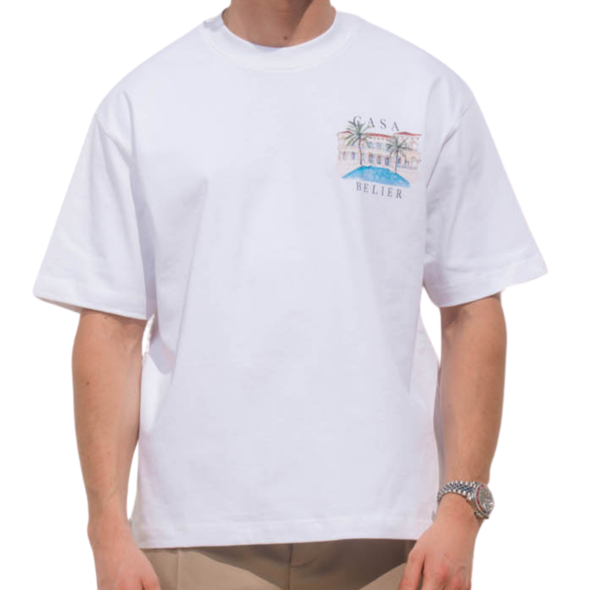 Mens Belier White Casa Belier Graphic S/s T Shirt