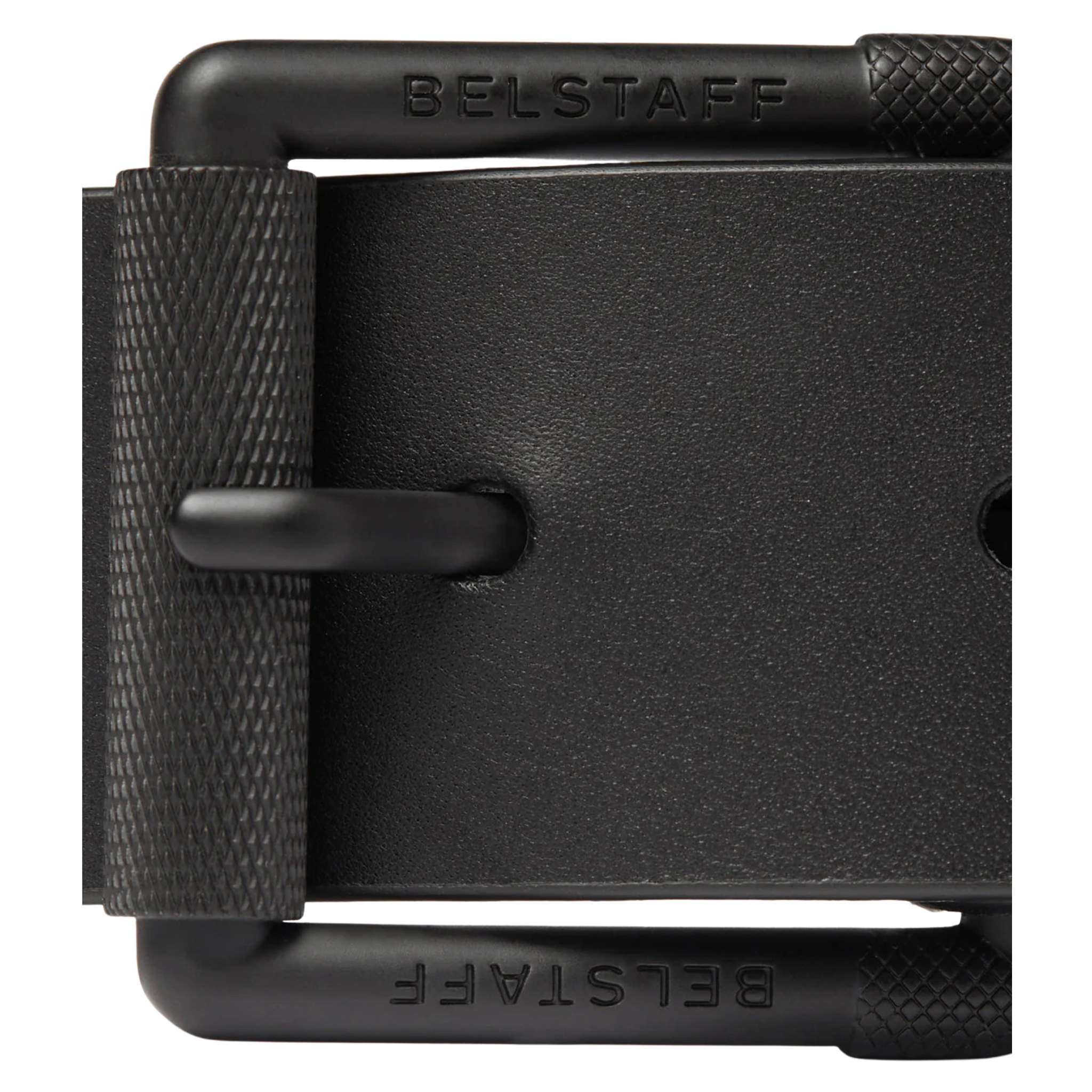 Mens Belstaff Black Roller Buckle Belt