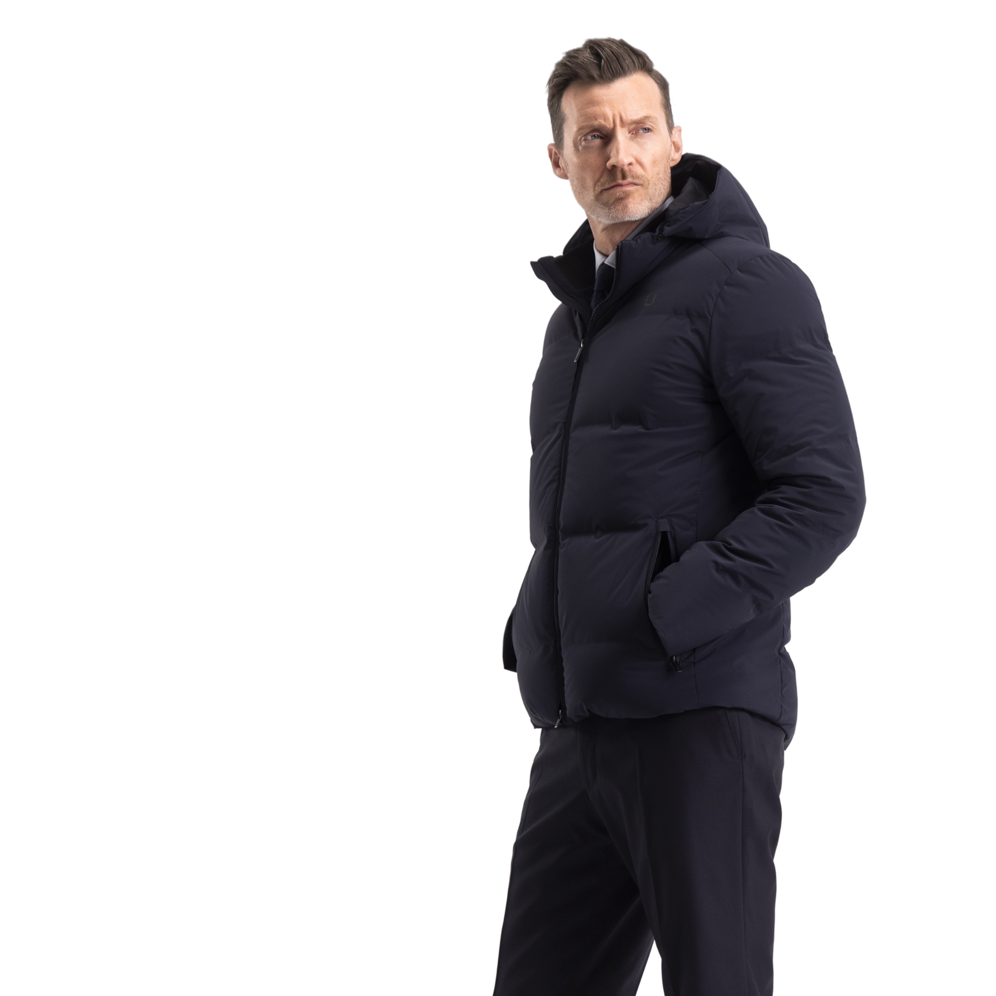 Mens UBR Navy Bolt XP Down Jacket
