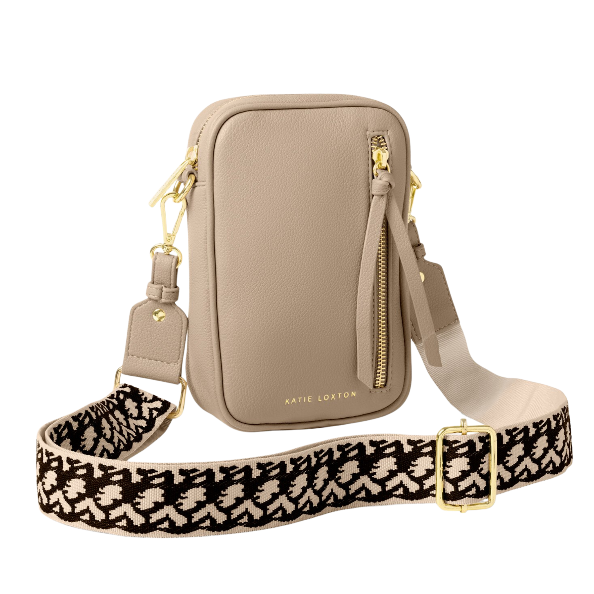 Womens Katie Loxton Light Taupe Hallie Small Crossbody Bag
