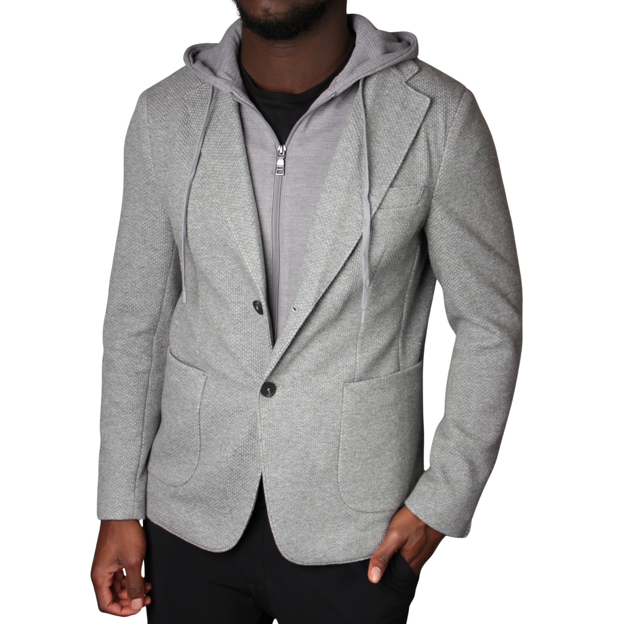 Mens SEINSE Perla Grey Blazer with Insert