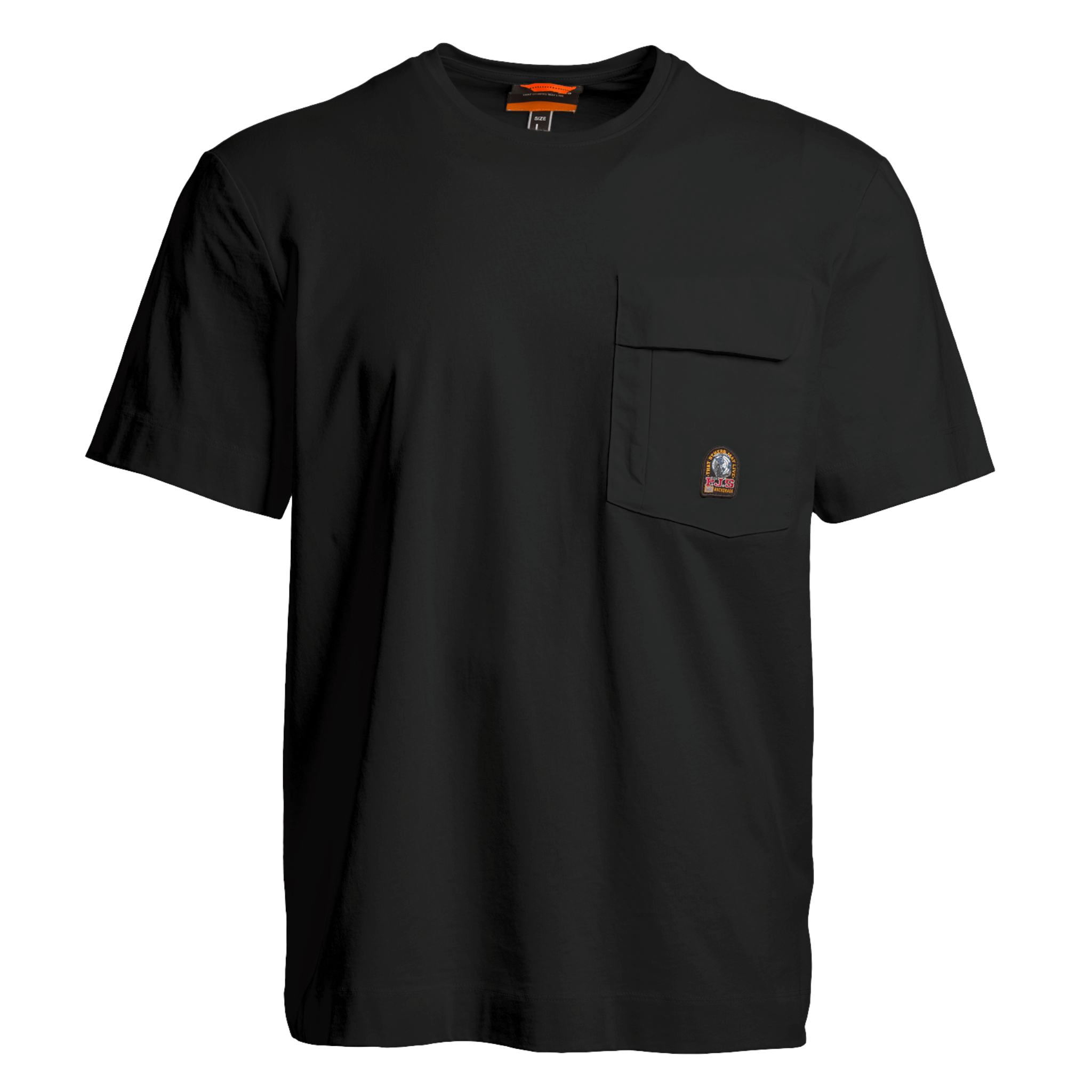 Mens Parajumpers Black Mojave 2.0 S/s T Shirt