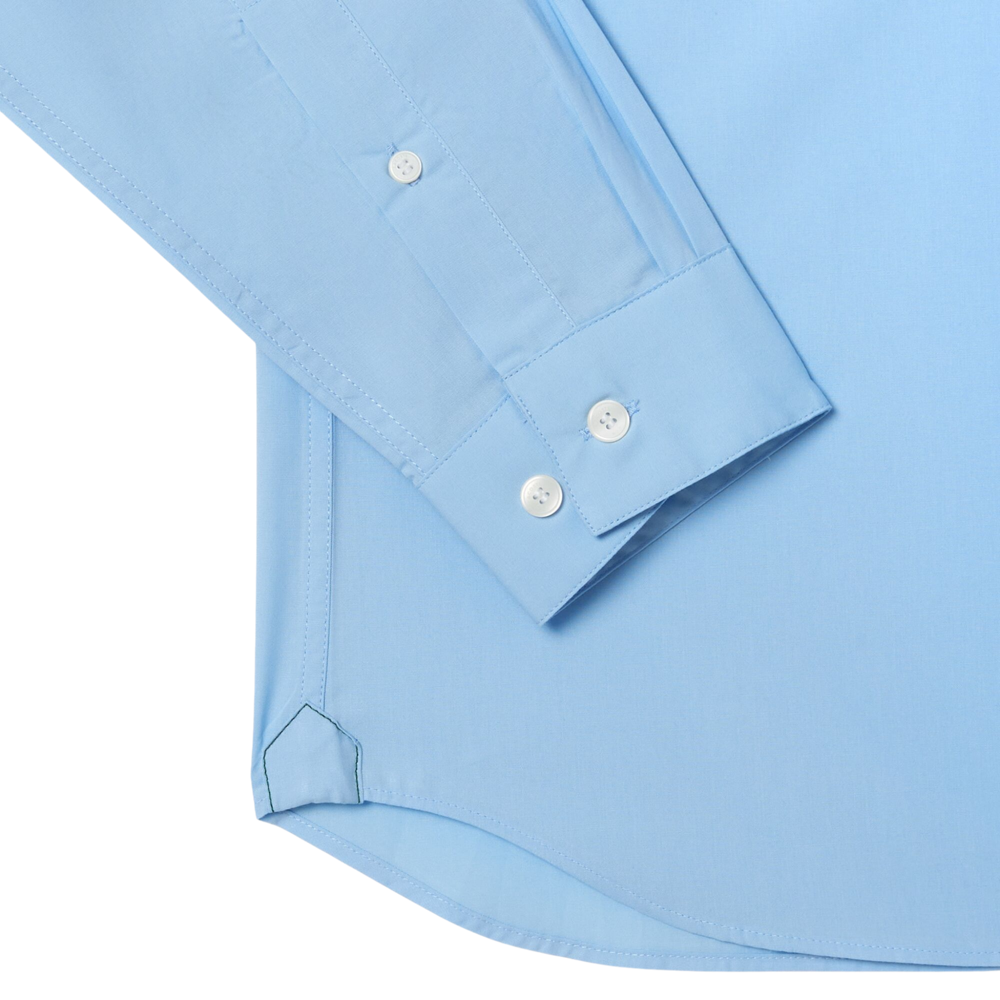 Mens Lacoste Overview Blue Cotton Poplin Slim Fit L/s Shirt