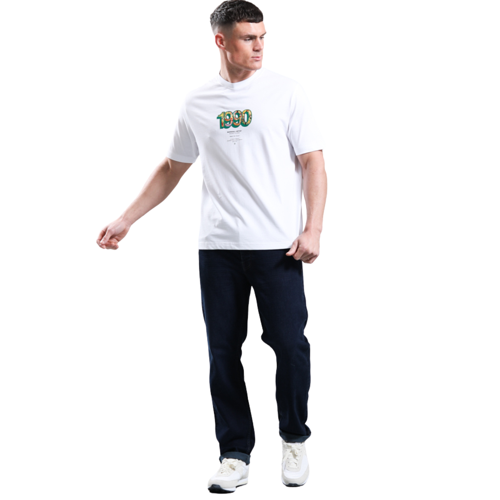 Mens Marshall Artist Indigo Rinse Marshall Fit Jeans