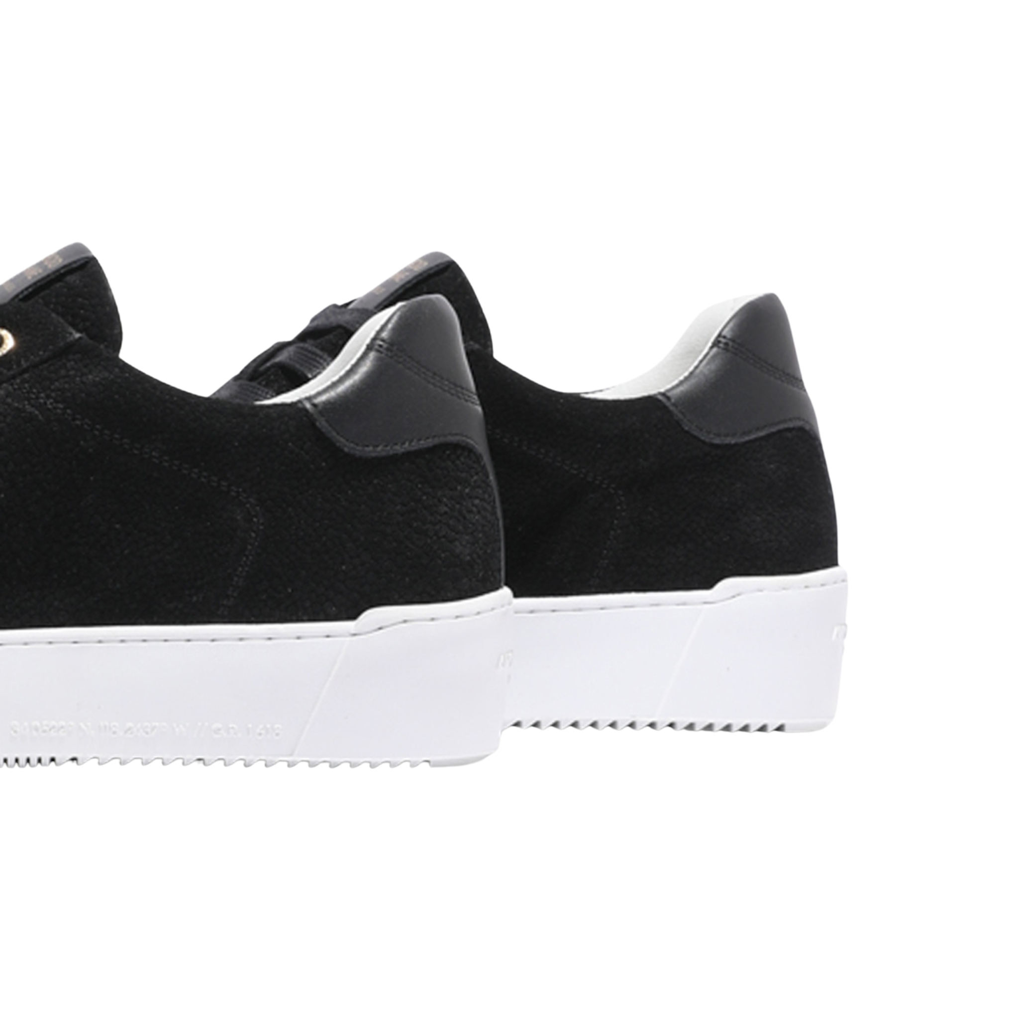 Mens Android Homme Black Zuma Jumbo Stingray Suede Trainers
