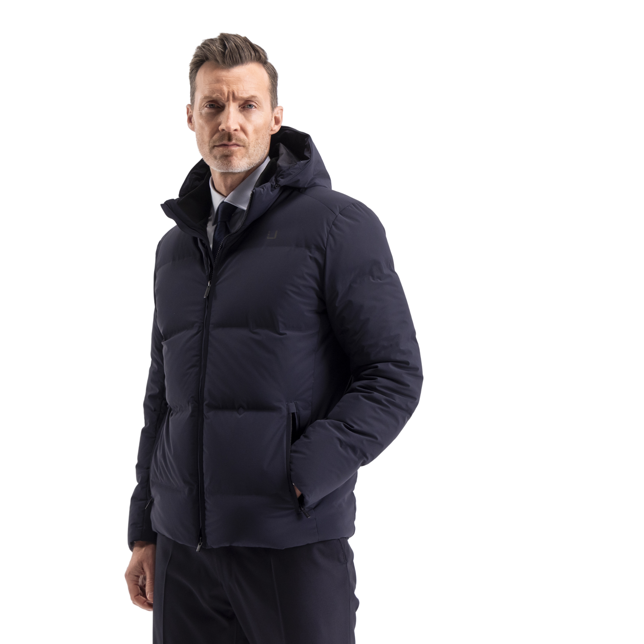Mens UBR Navy Bolt XP Down Jacket