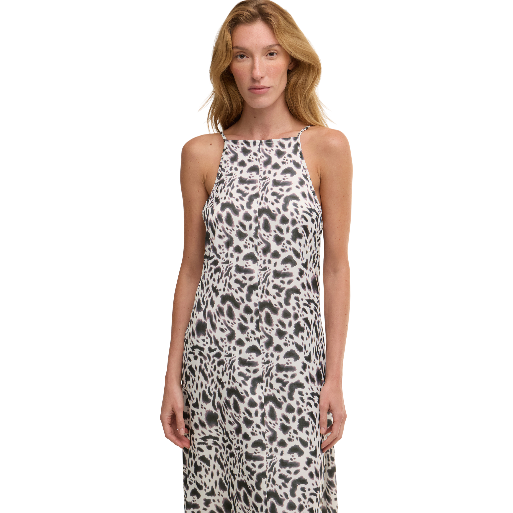 Womens Barbour International Multi Brianna Satin Midi Dress