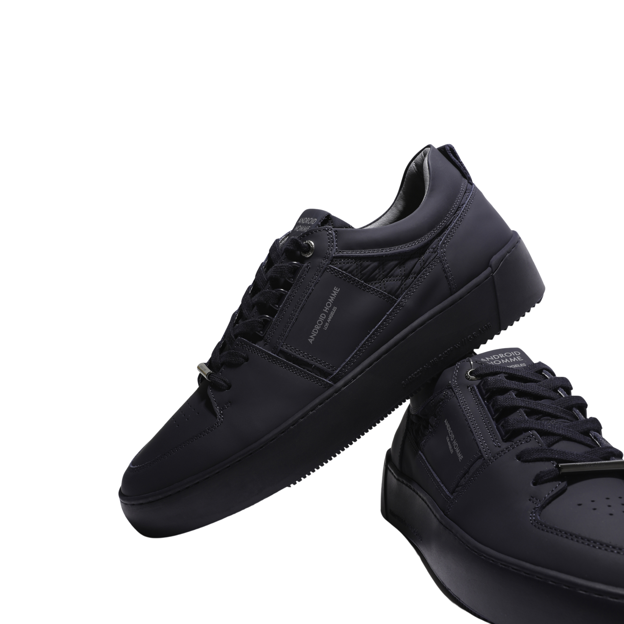 Mens Android Homme Ink Point Dume Low Rubber Stitch Trainers