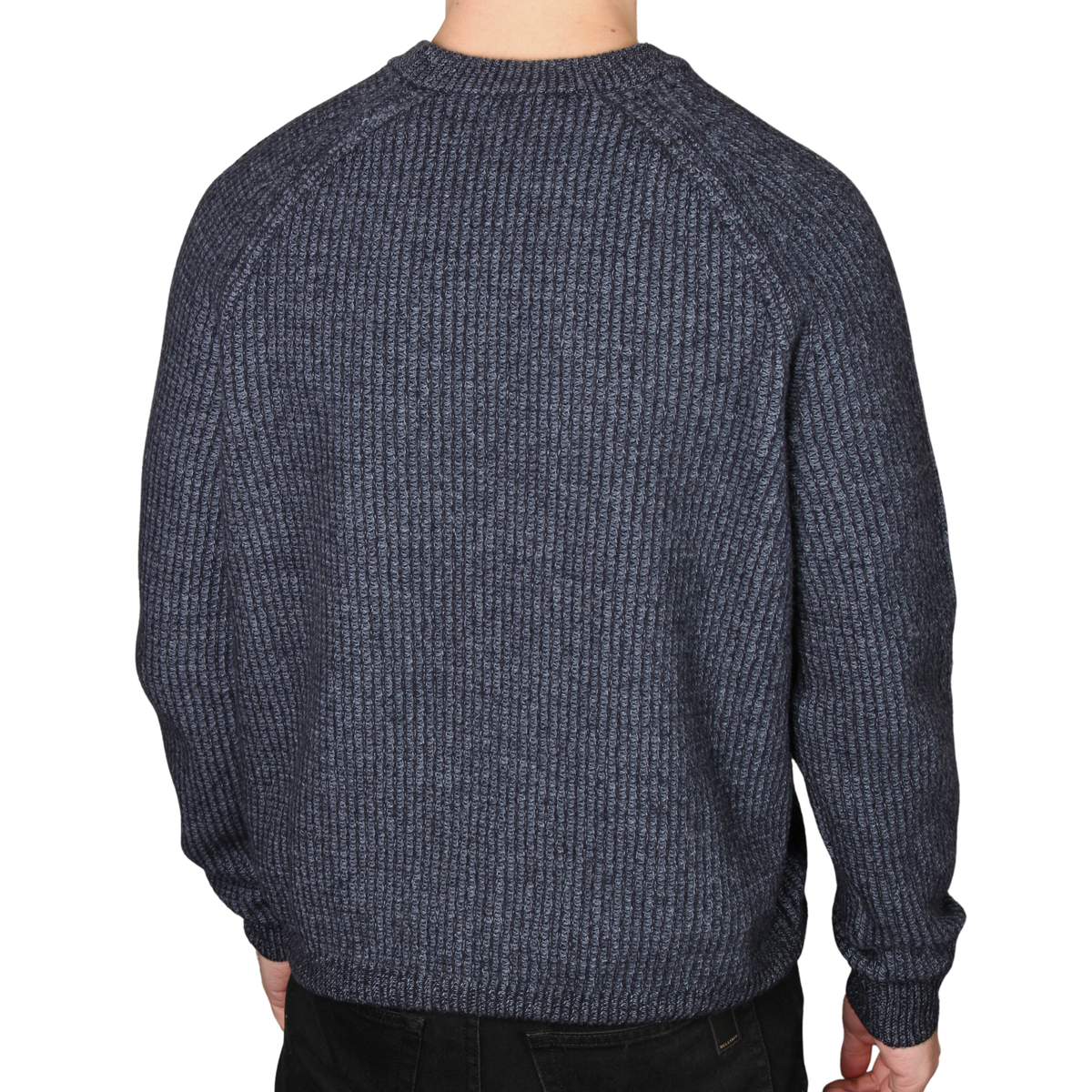 Mens BOSS Dark Blue Kepler Crew Neck Knit Jumper