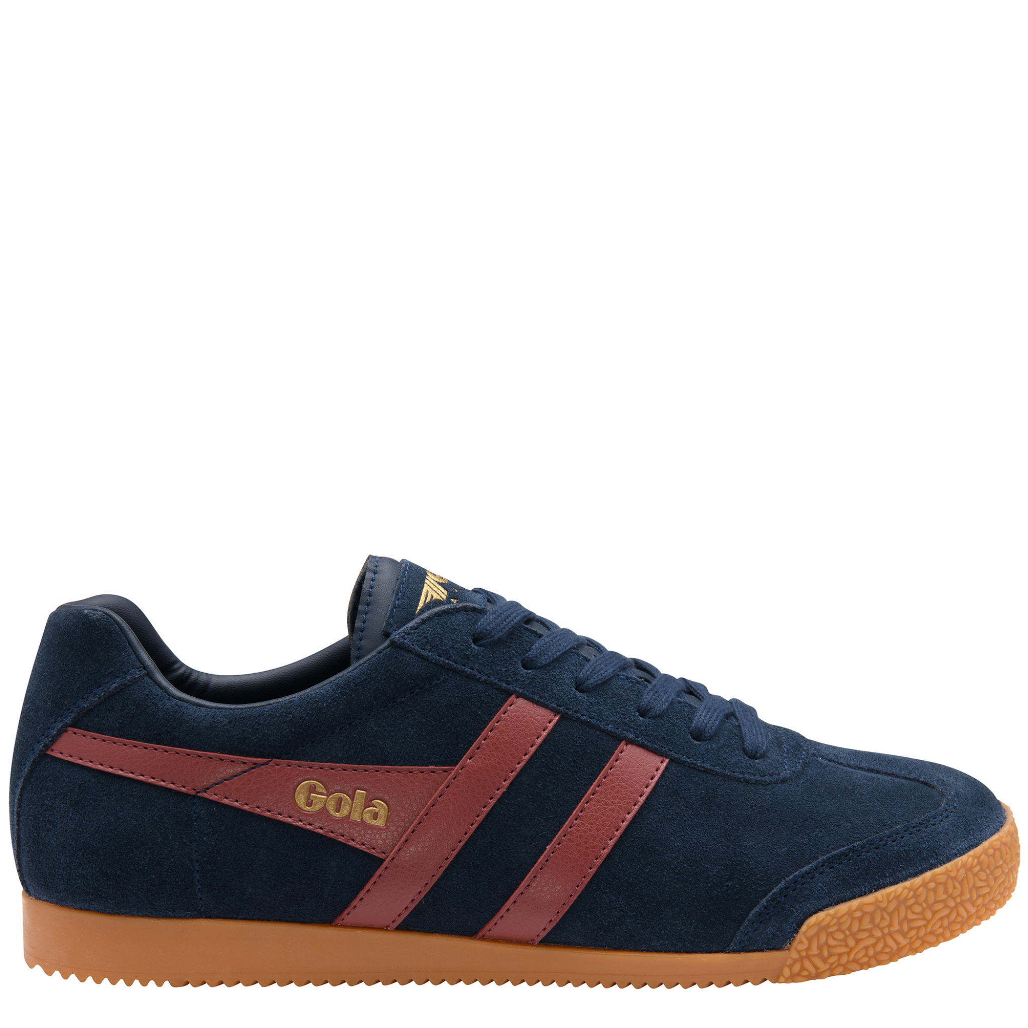 Mens Gola Navy/Red/Ochre Harrier Trainers