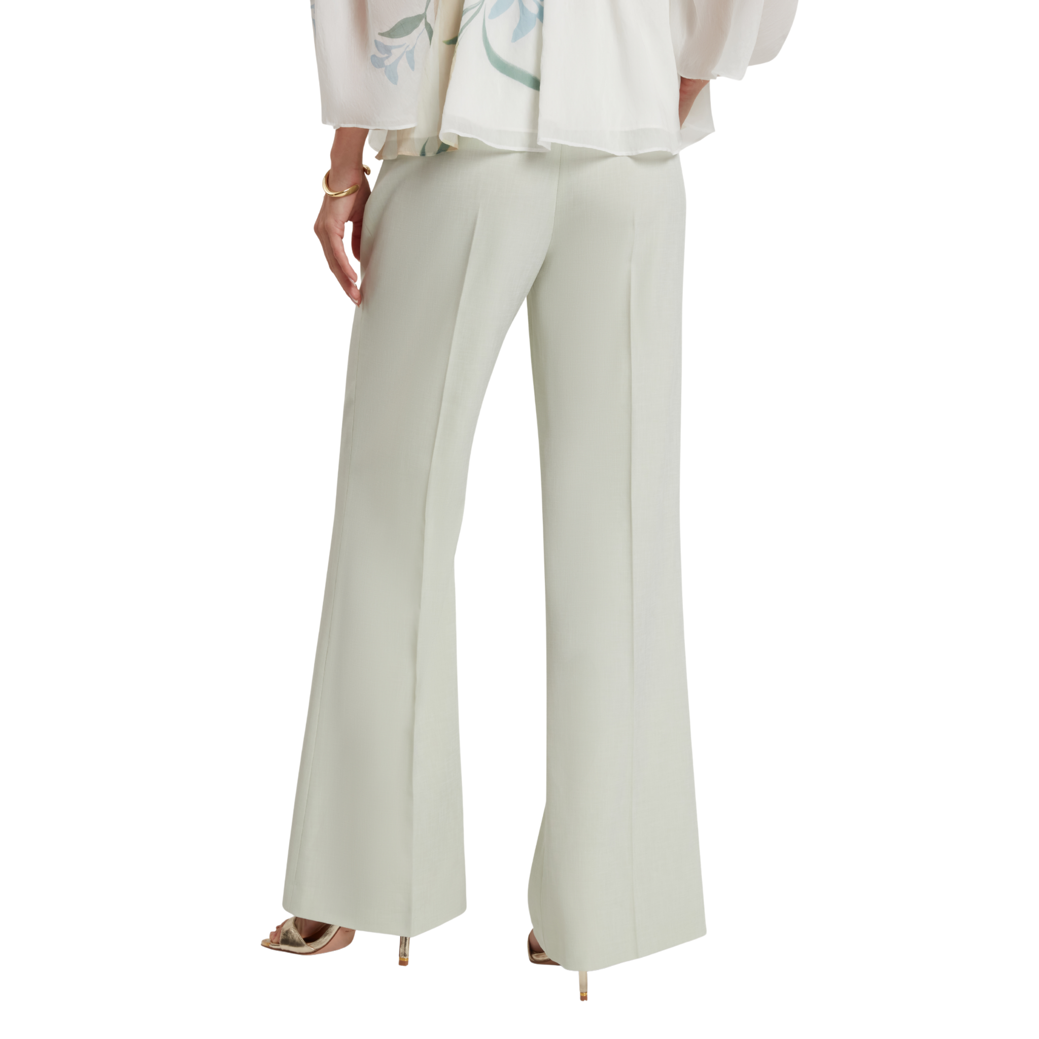 Womens Ted Baker Pale Green Bridat Tailored Trousers