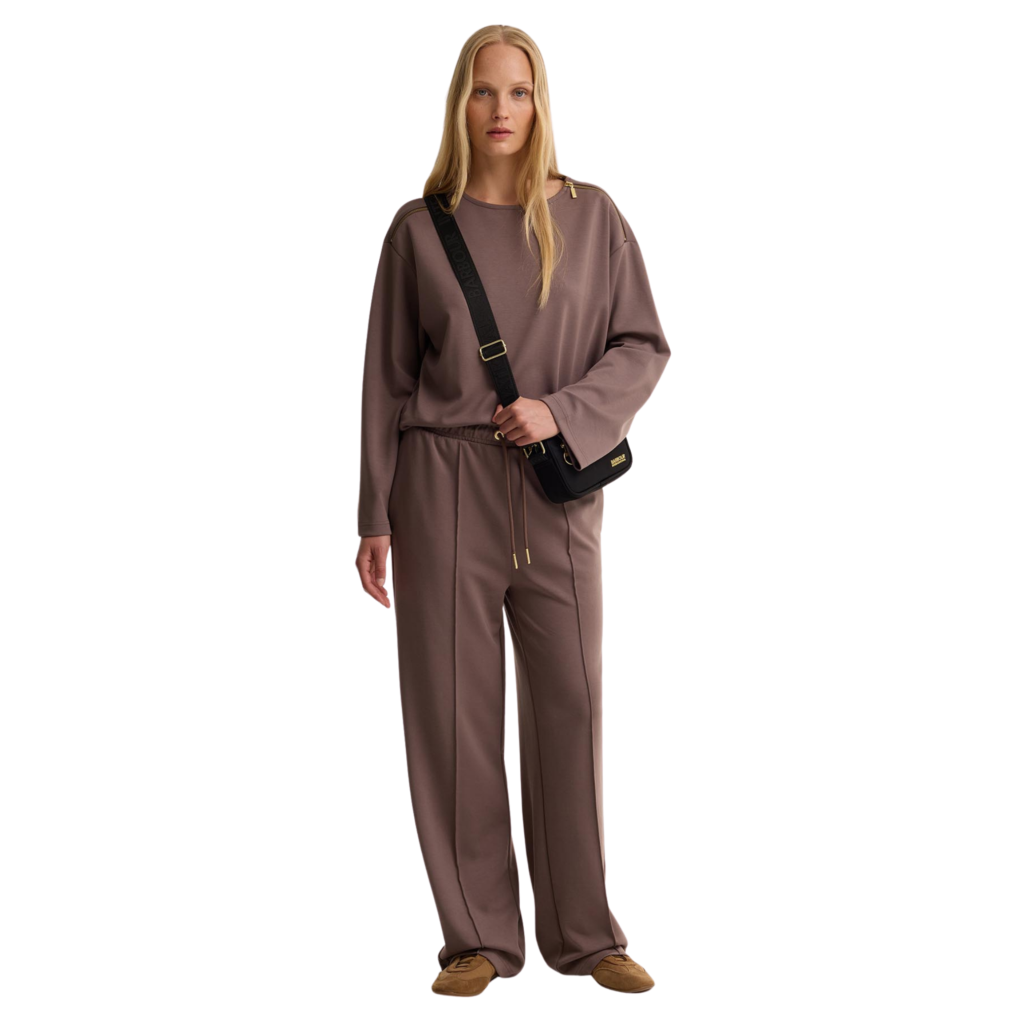 Womens Barbour International Truffle Kemora Trousers