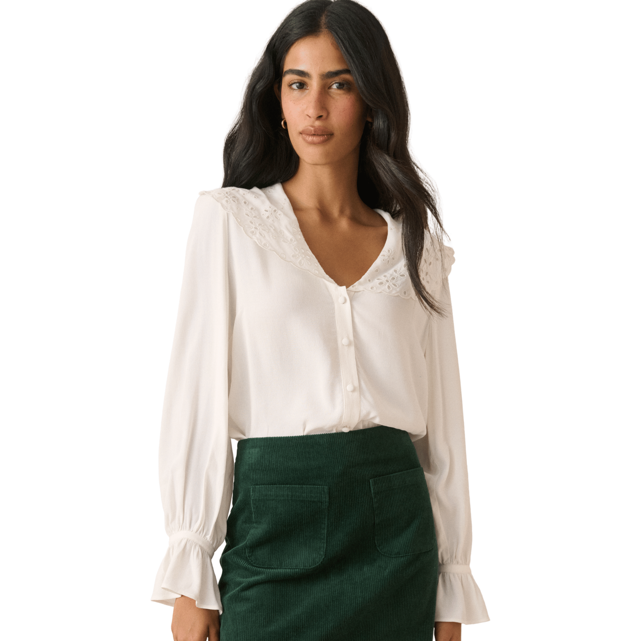 Womens Nobody's Child Cream Briar Blouse