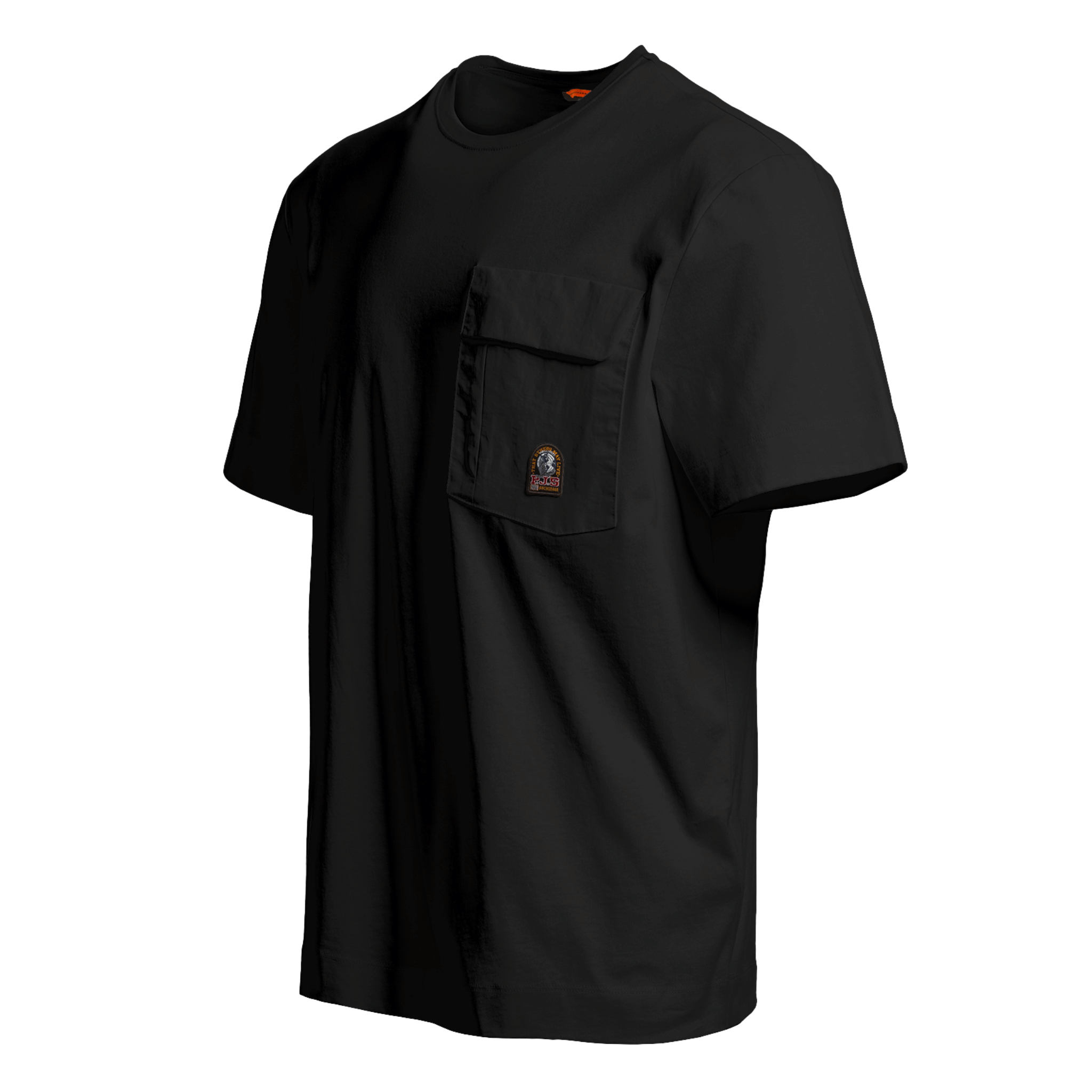 Mens Parajumpers Black Mojave 2.0 S/s T Shirt