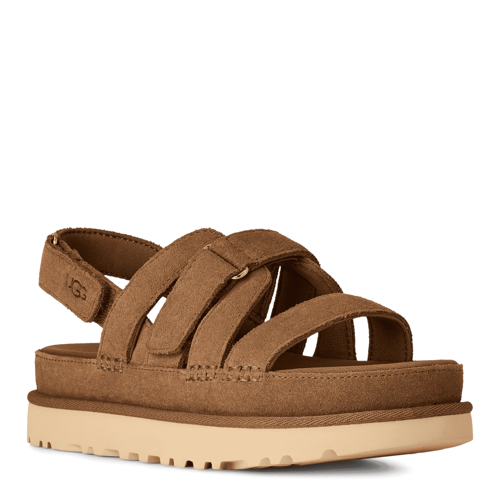 Womens UGG Chestnut Goldenstar Gleam Sandals