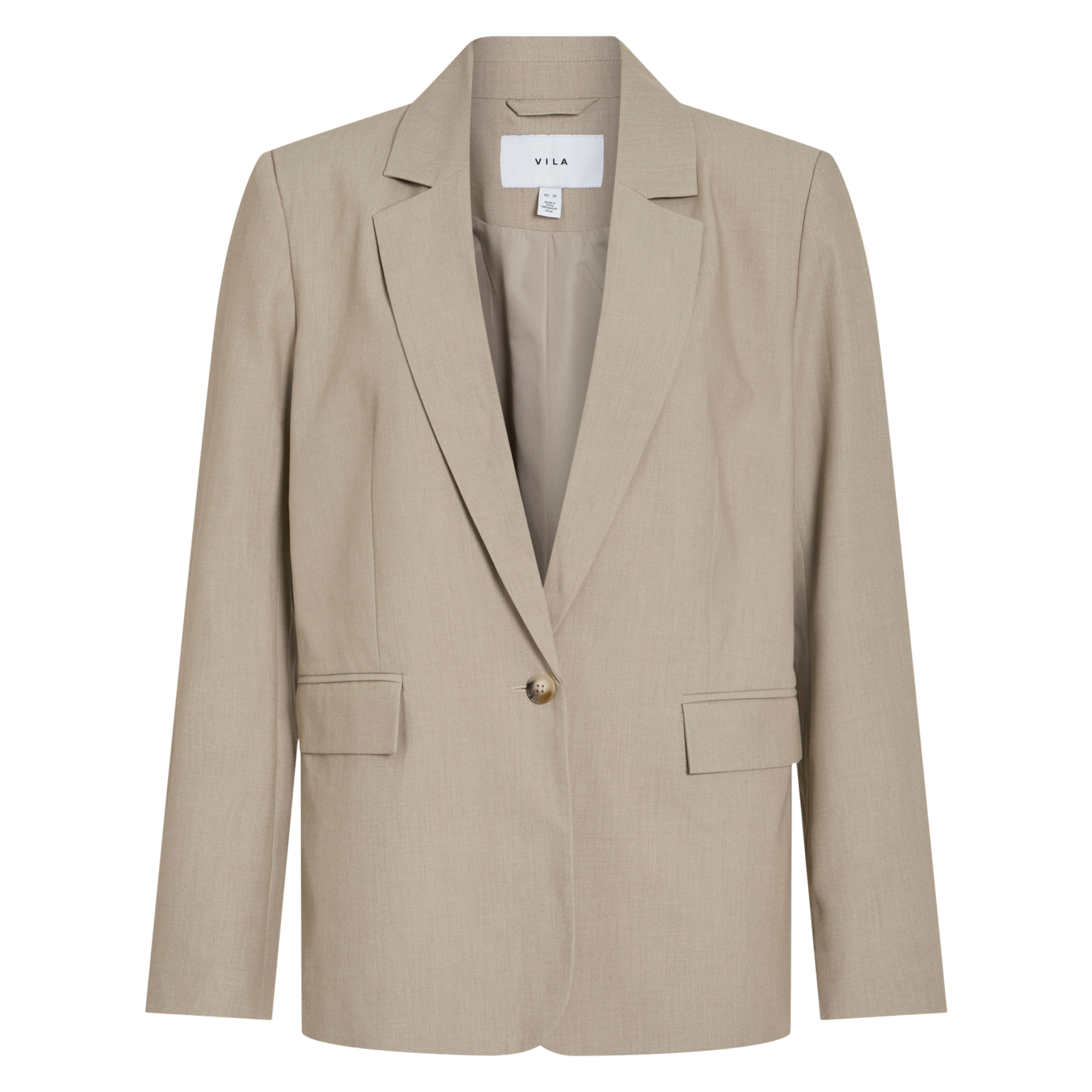 Womens Vila Beige Visiffe Blazer