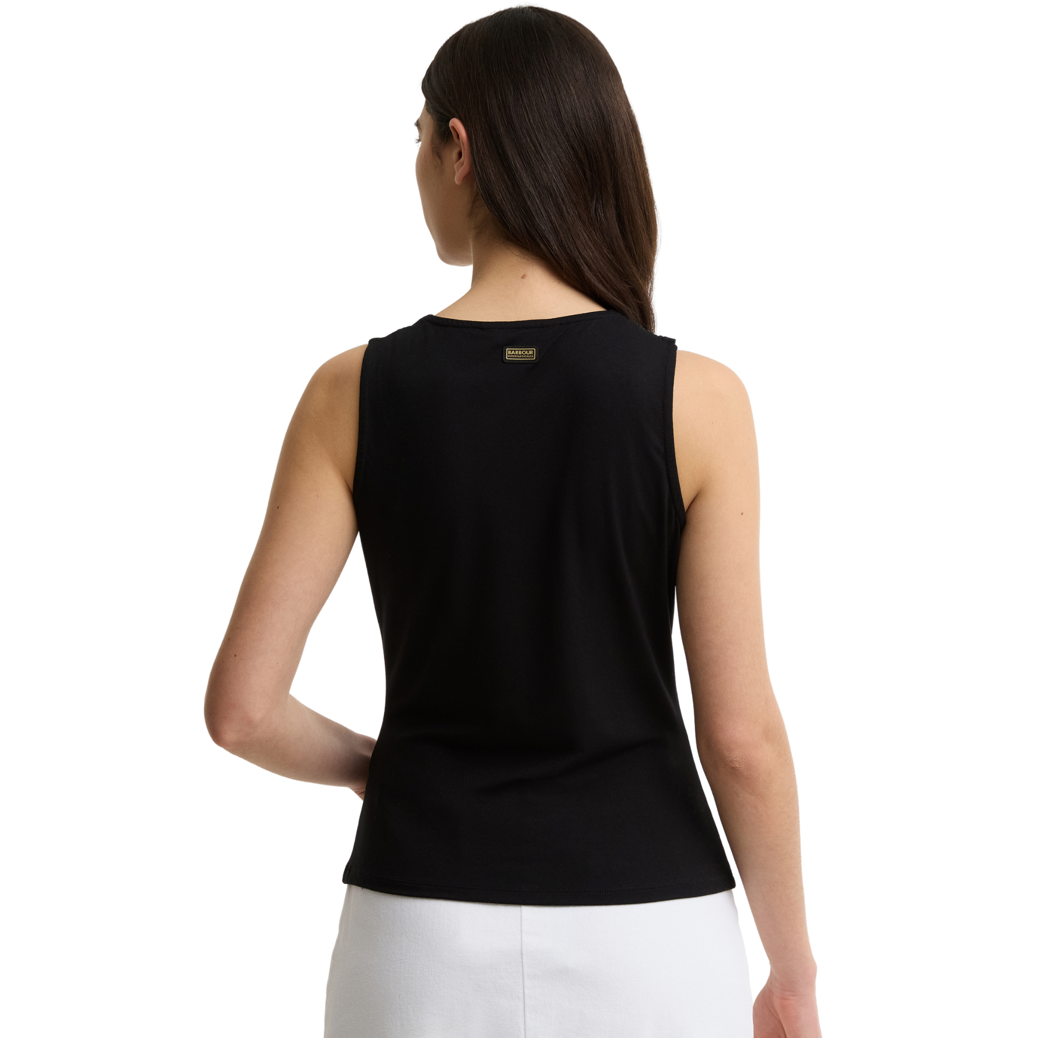 Womens Barbour International Black Cinzia Top