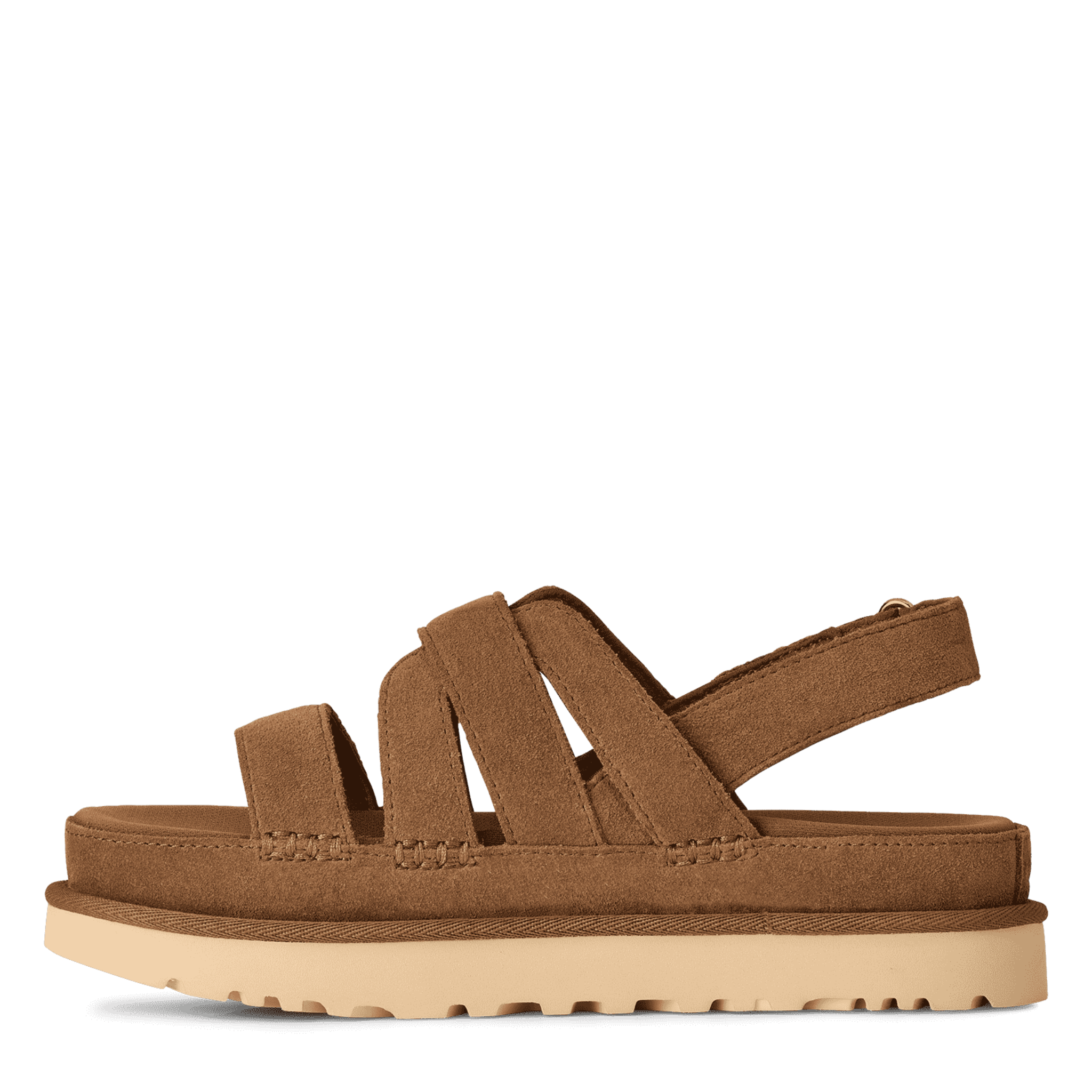 Womens UGG Chestnut Goldenstar Gleam Sandals