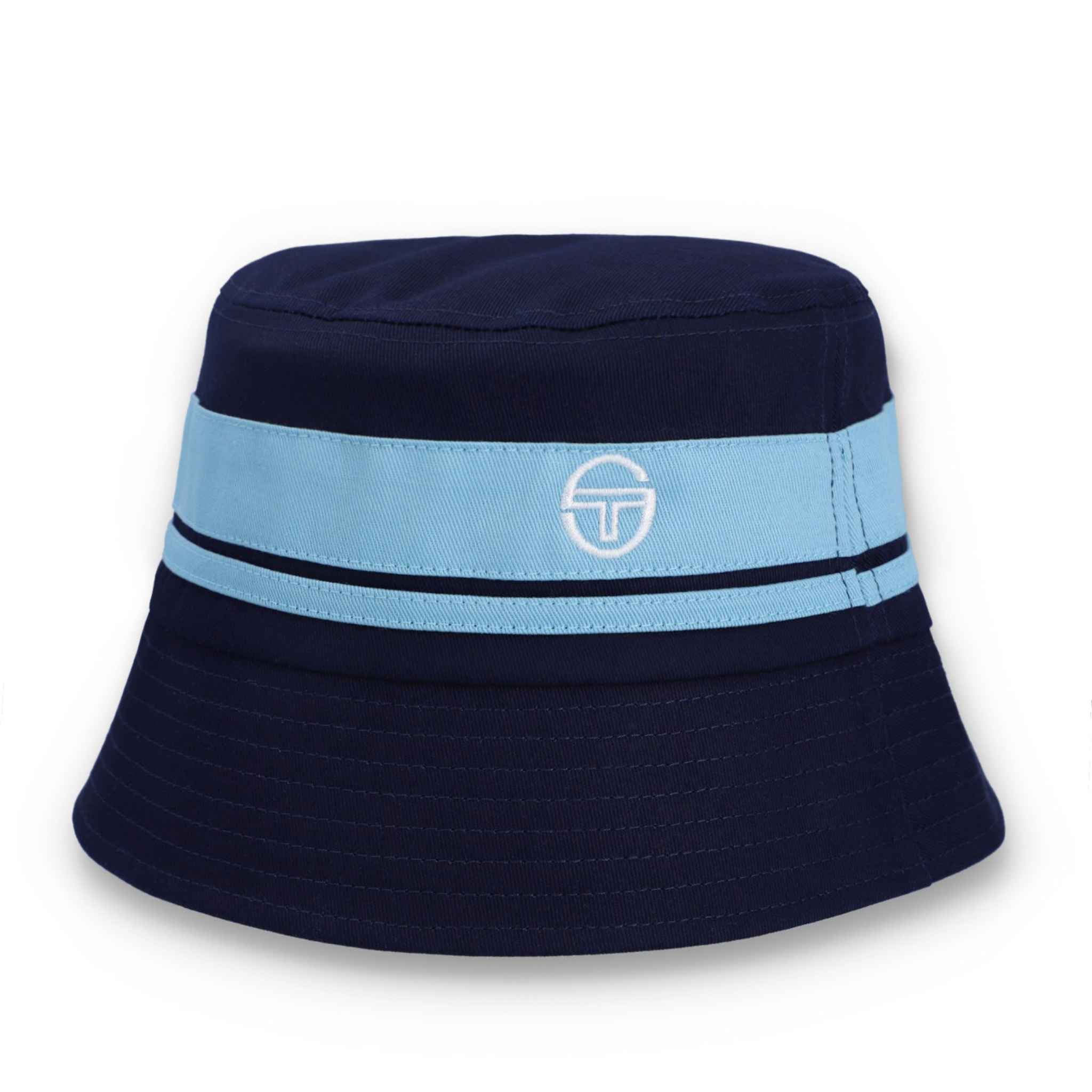 Mens Sergio Tacchini Maritime Blue/Baltic Sea Newsford Bucket Hat