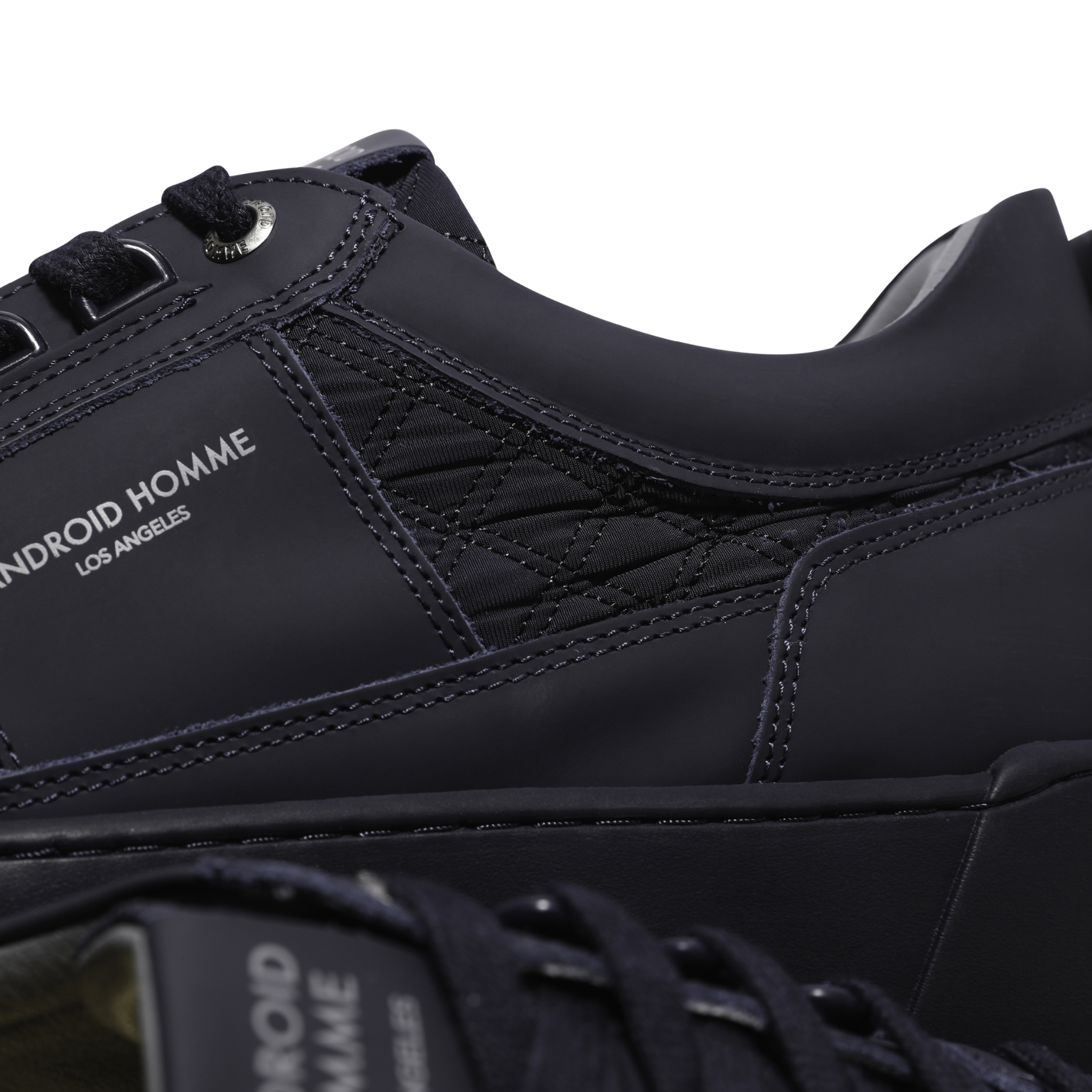 Mens Android Homme Ink Point Dume Low Rubber Stitch Trainers
