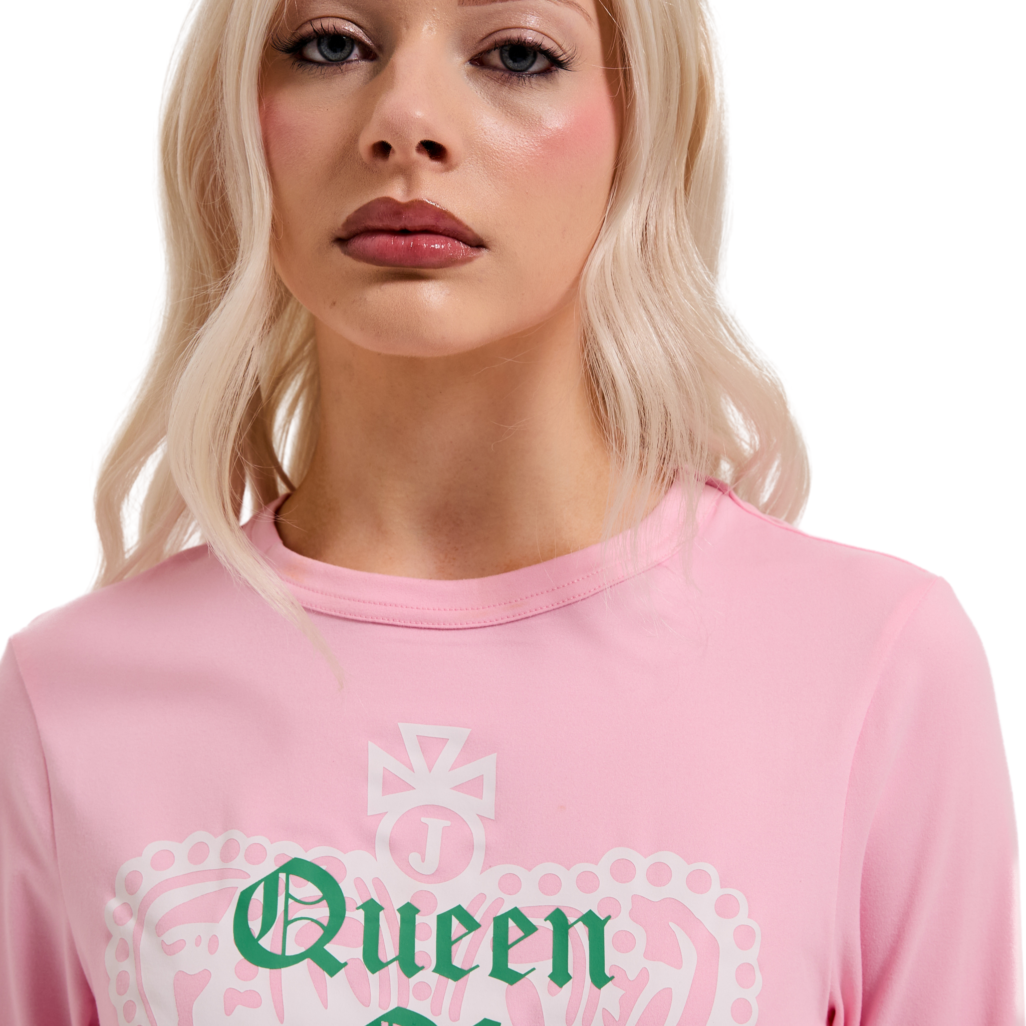Womens Juicy Couture Pink Queen Of Sleep L/s Pyjama Set