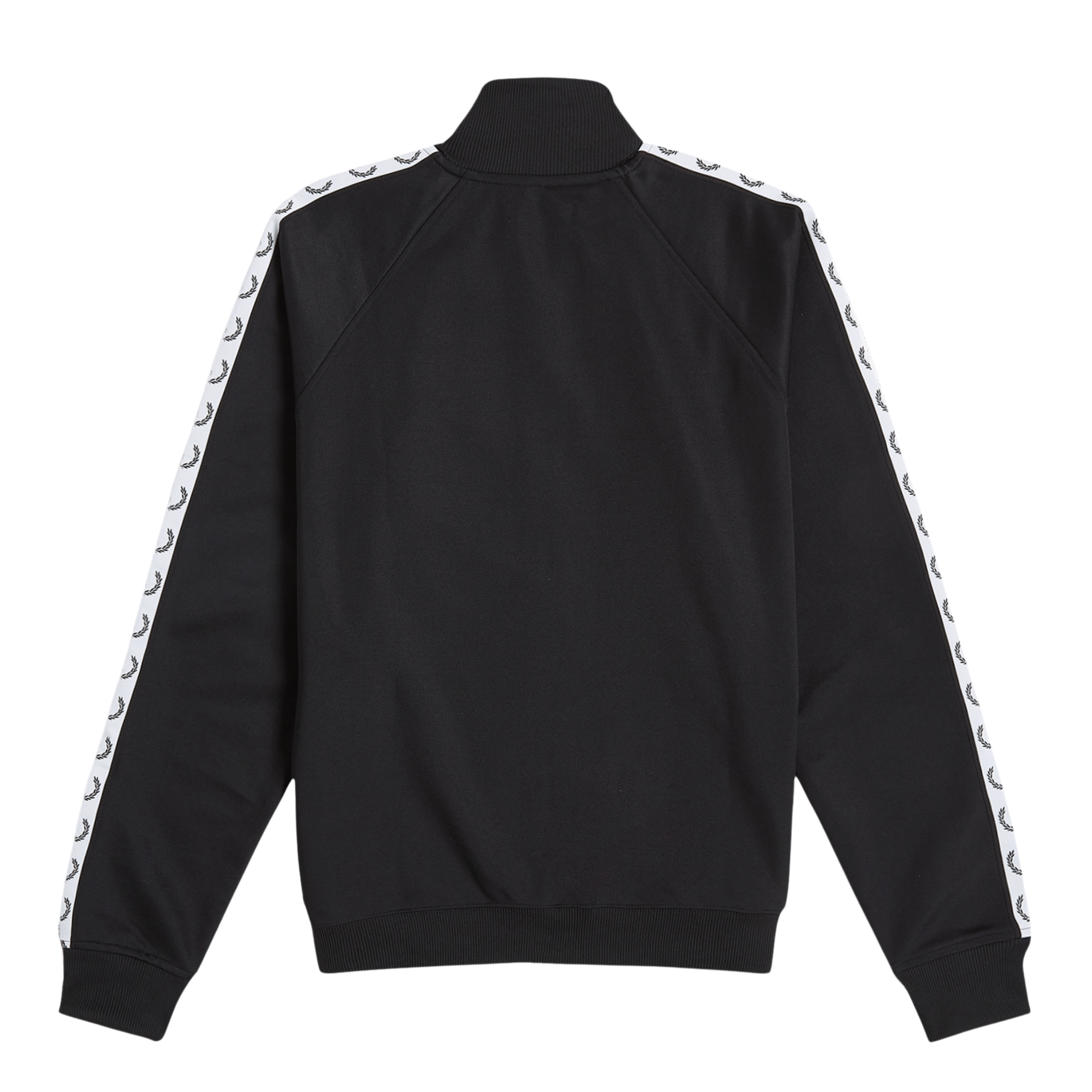 Mens Fred Perry Black Taped Track Top