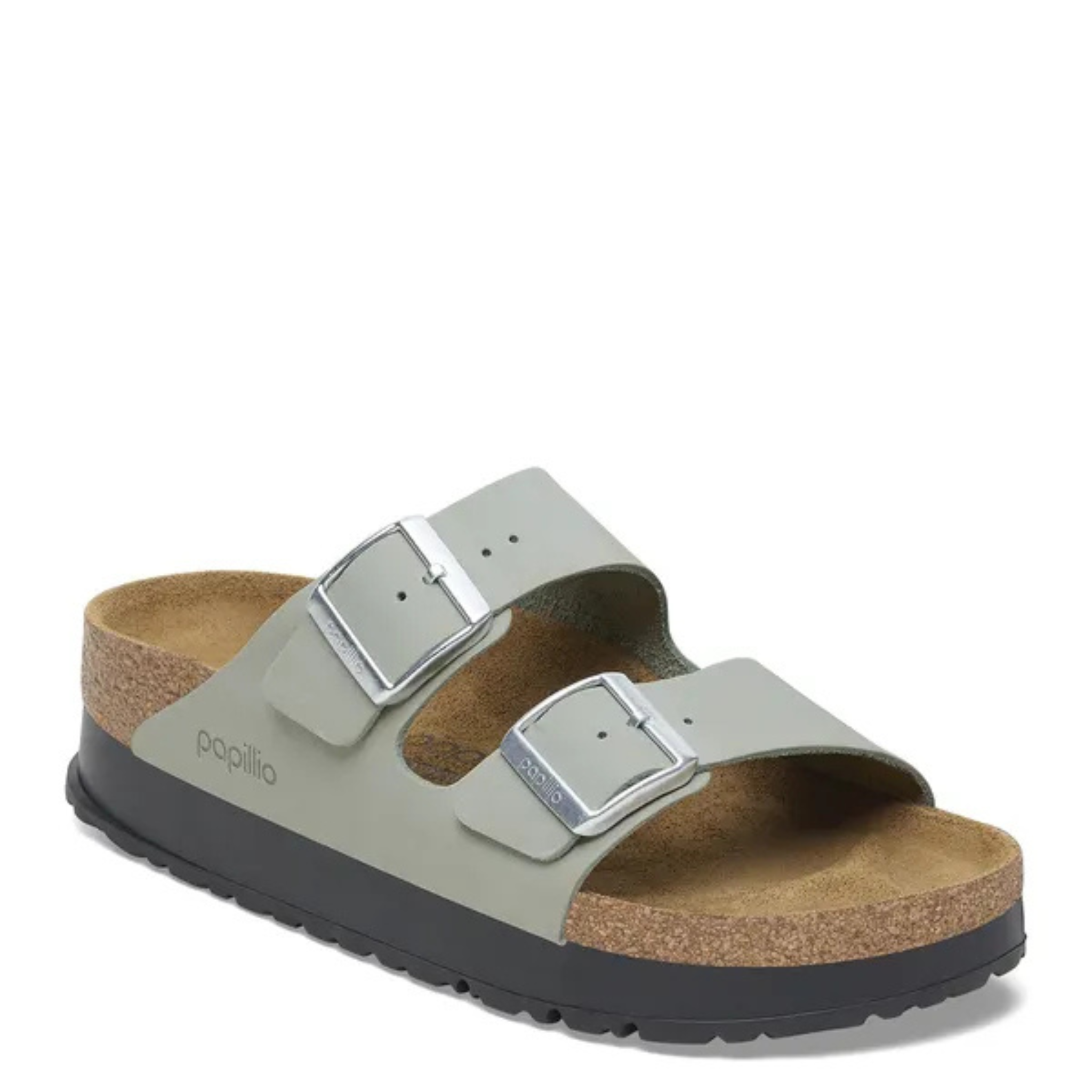 Womens Birkenstock Pure Sage Arizona Flex Platform Sandals