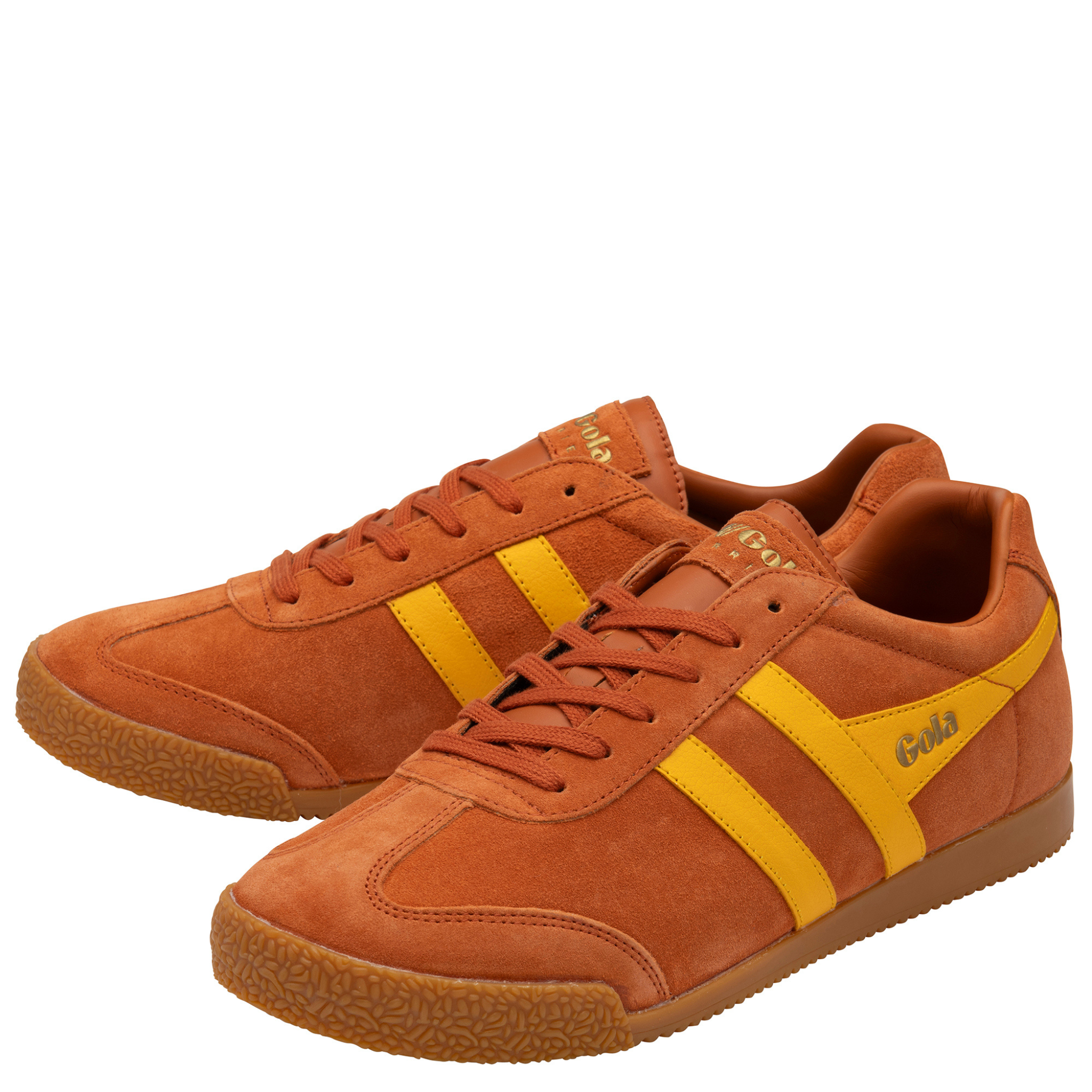 Mens Gola Moody Orange/Sun Harrier Trainers