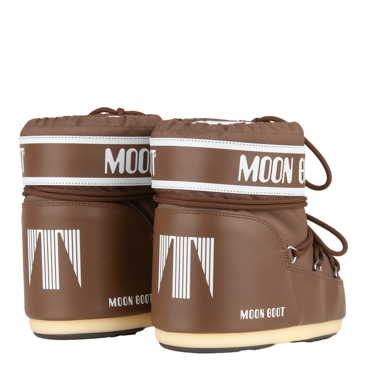 Womens Moon Boot Cocoa Icon Low Nylon Boots