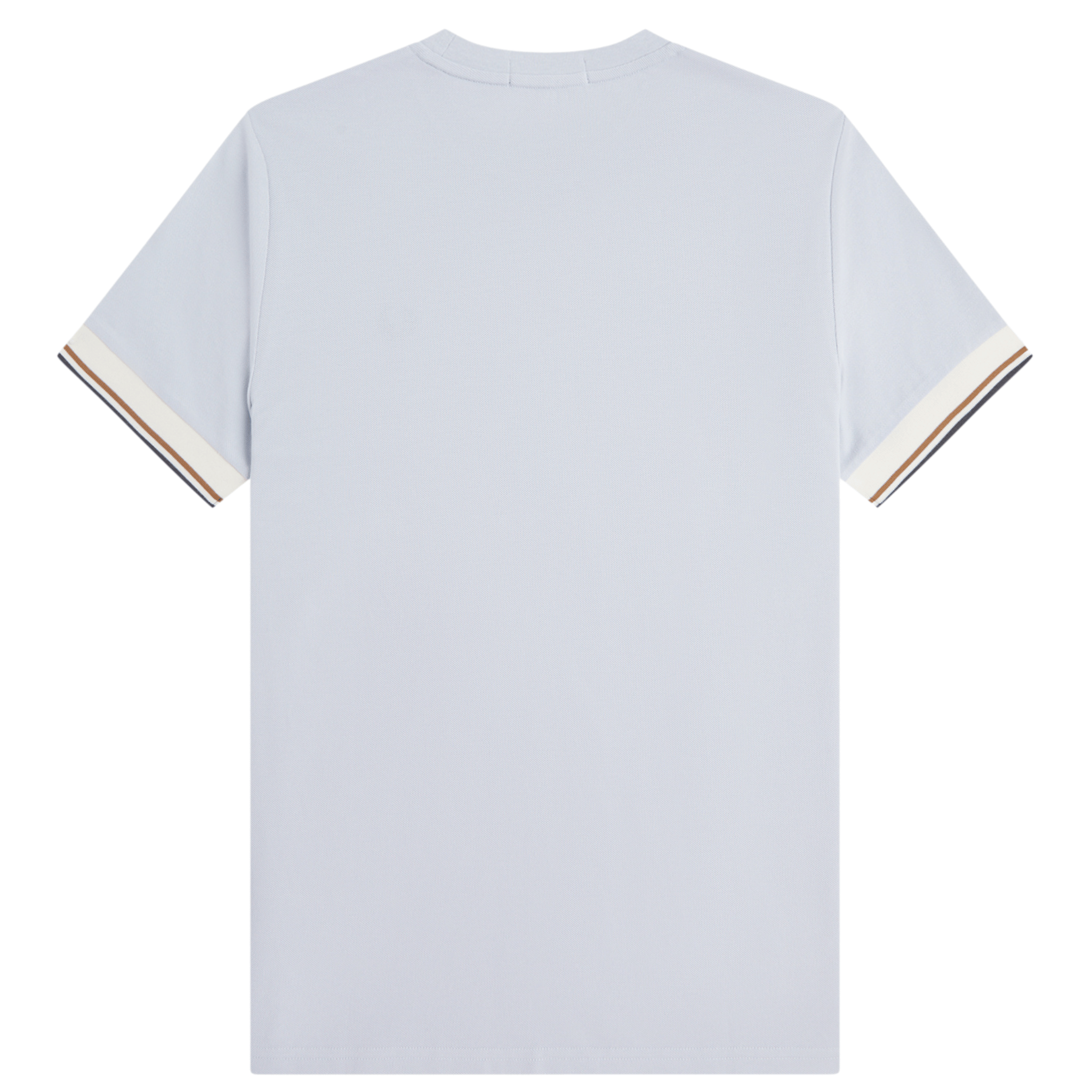 Mens Fred Perry Dusky Blue Twin Tipped Cuff S/s T Shirt