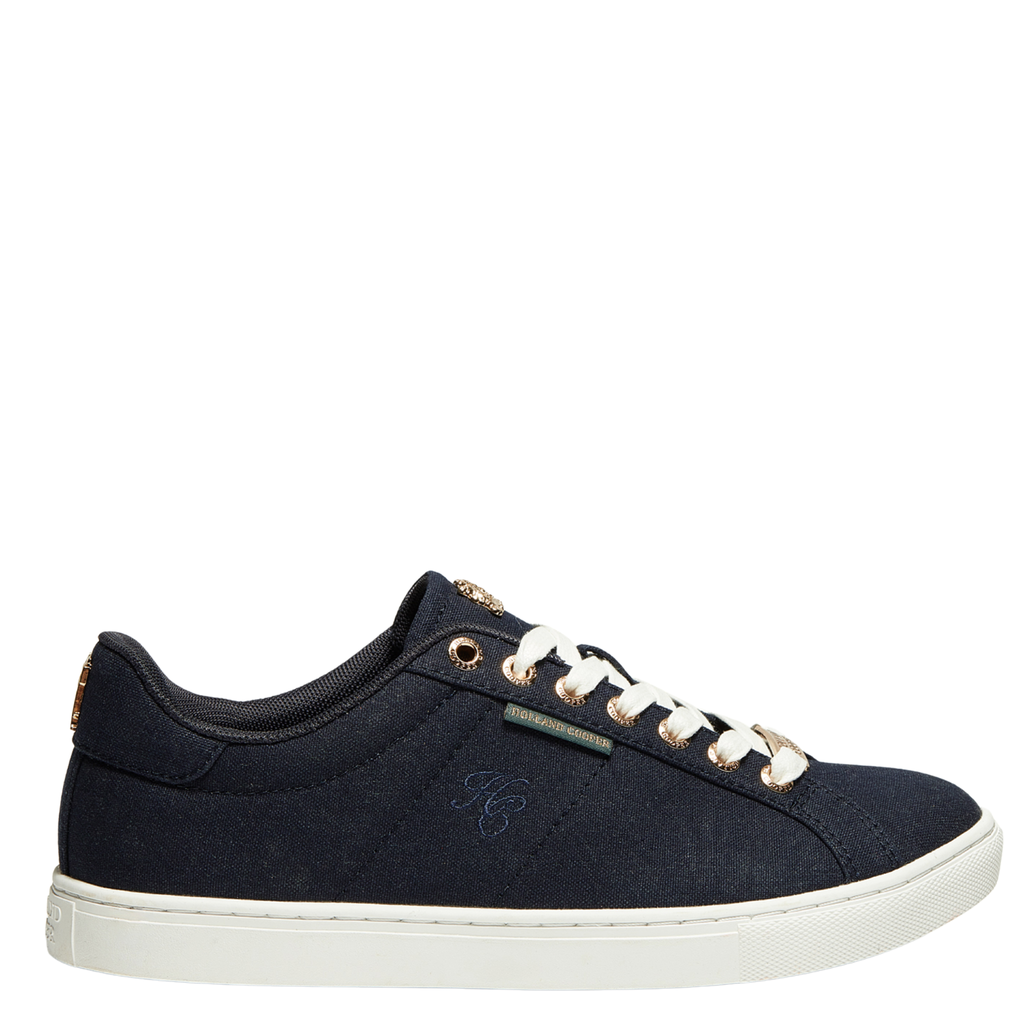 Womens Holland Cooper Ink Navy Chelsea Court Trainers