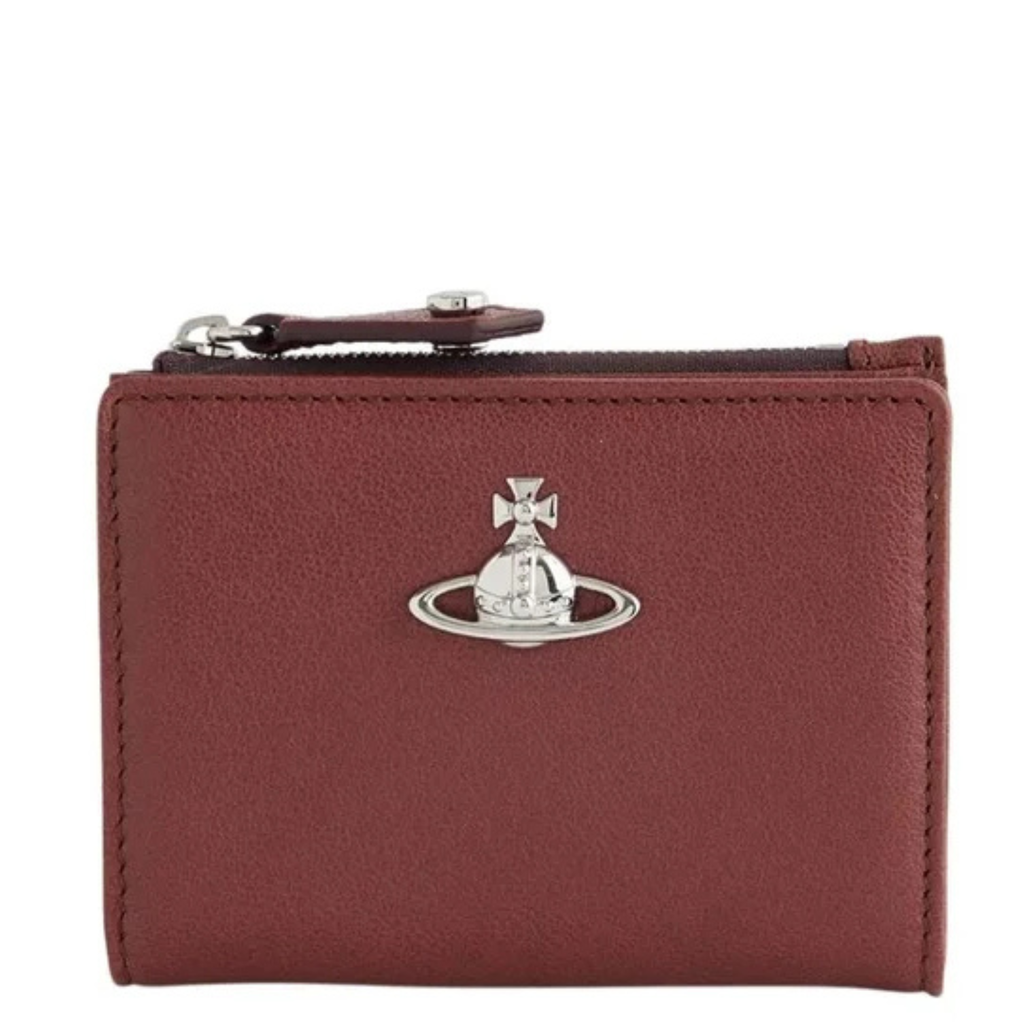 Womens Vivienne Westwood Chestnut Slim Flap Card Holder