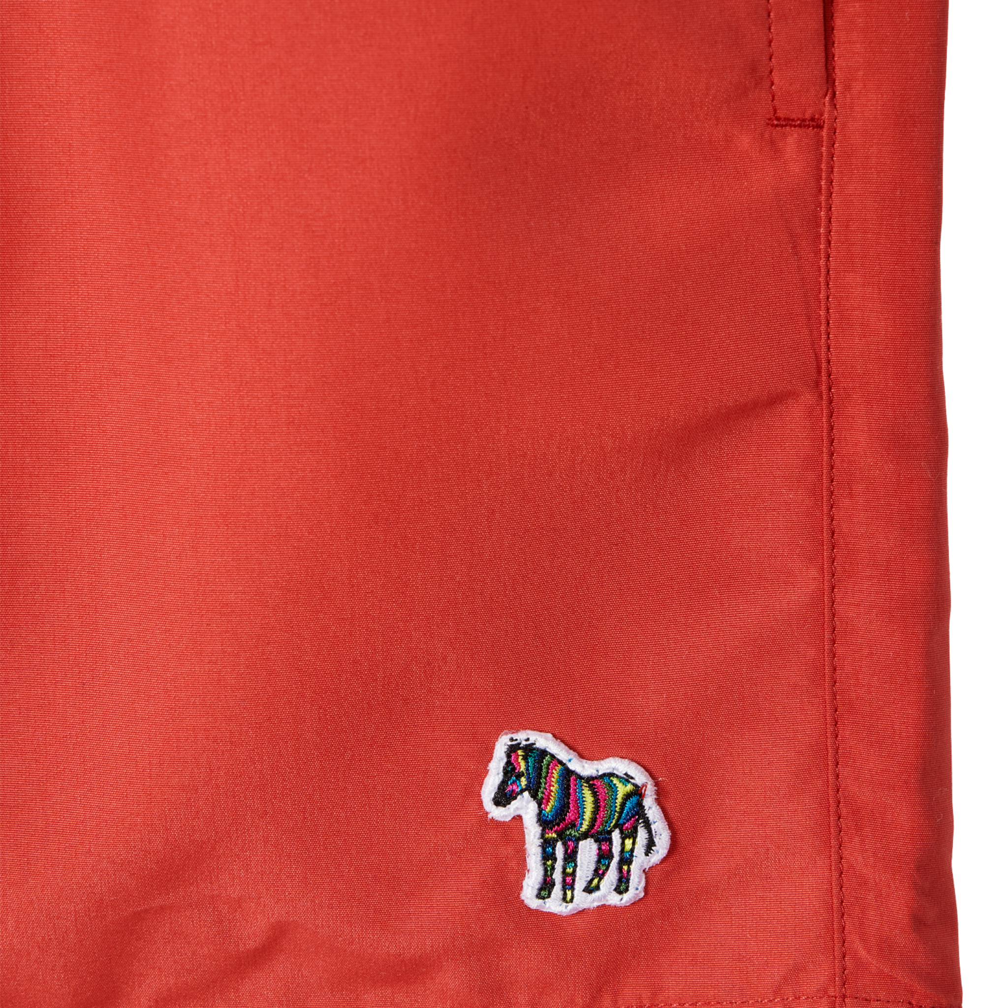 Mens Paul Smith Pink Zebra Badge Swim Shorts