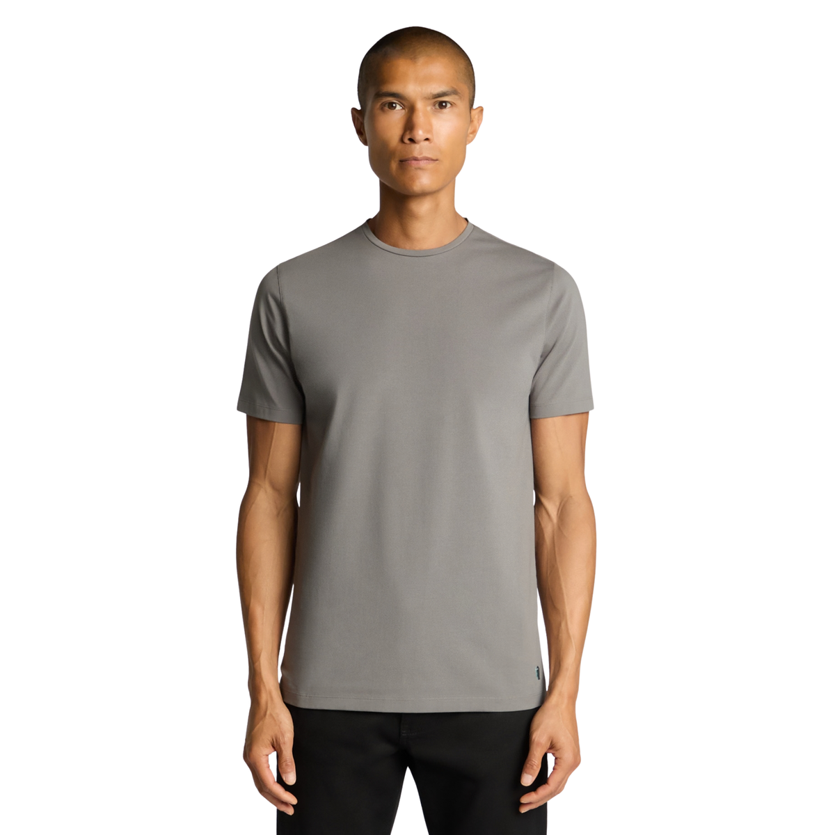 Mens Remus Uomo Grey Cotton Stretch S/s T Shirt