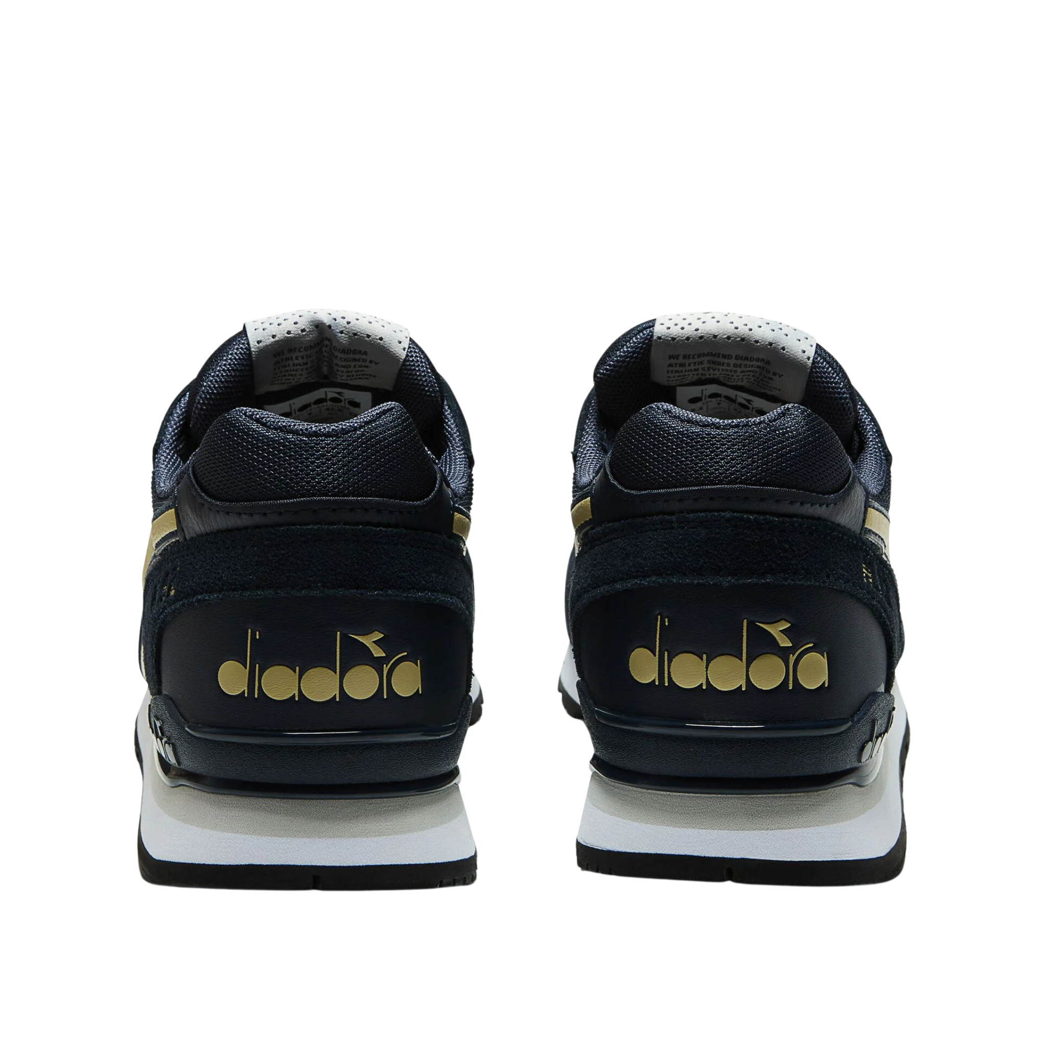 Mens Diadora Dark Navy/Dune Green N.92 Advance Trainers