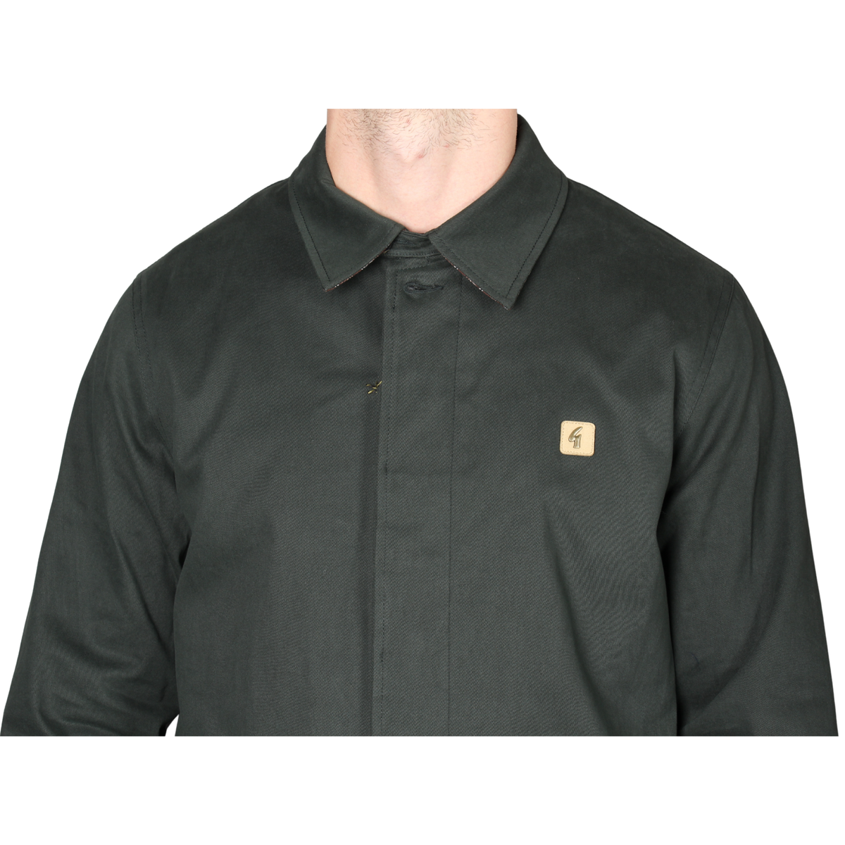 Mens Gabicci Vintage Dark Green Houghton Rain Mac