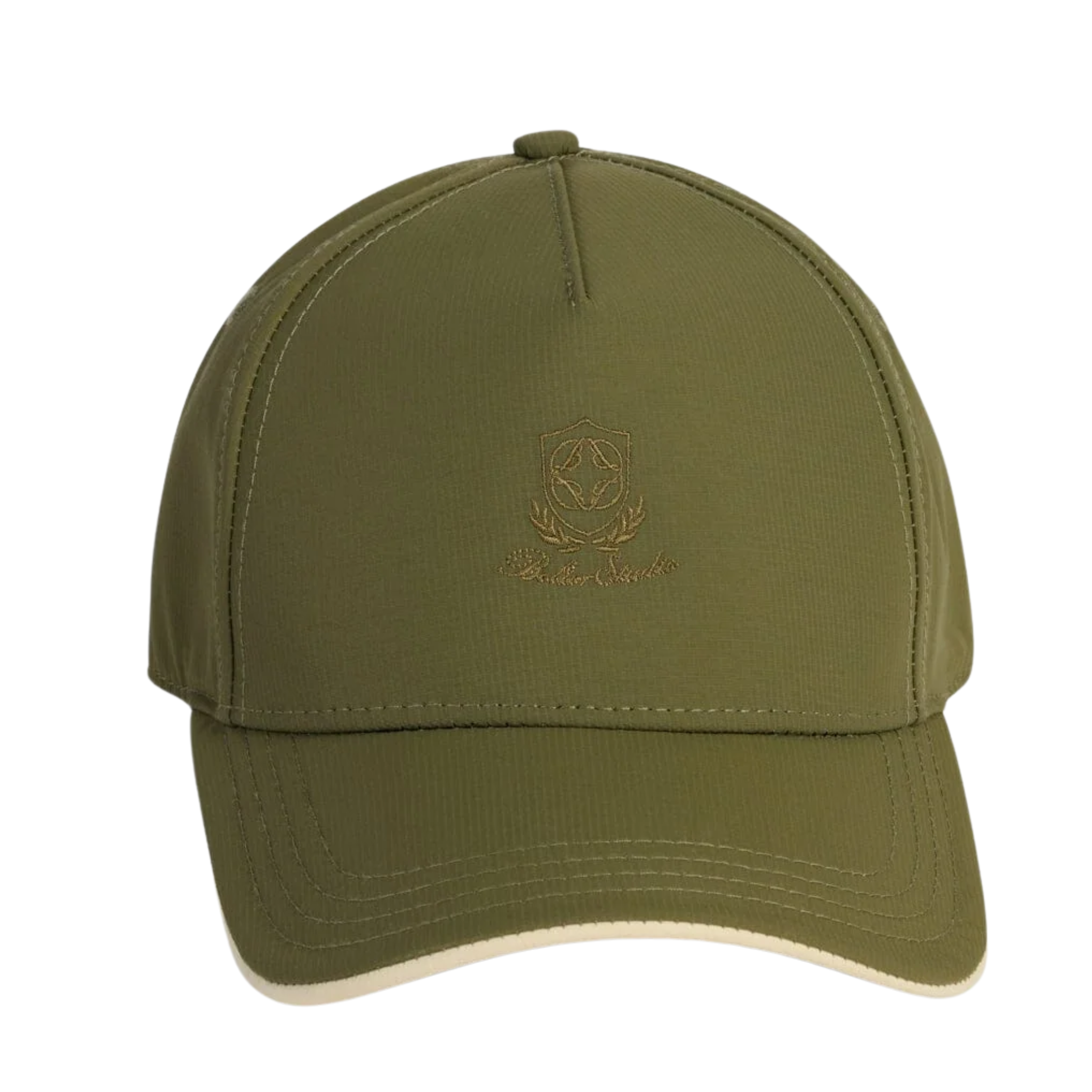 Mens Belier Olive Crest Embroidered Cap