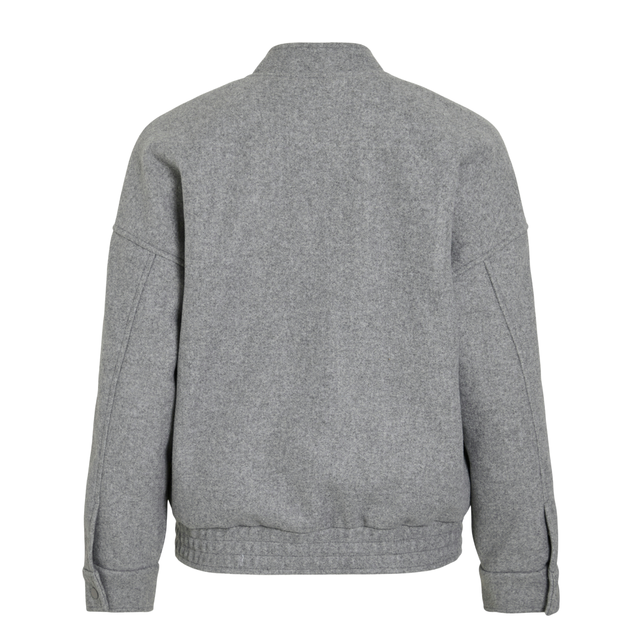 Womens Vila Medium Grey Melange Vijulia Bomber Jacket