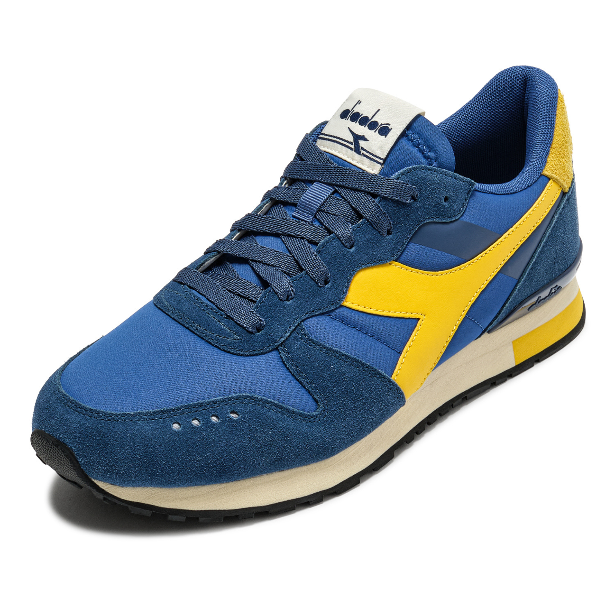 Mens Diadora Dutch Blue Camaro M2 Smooth Trainers