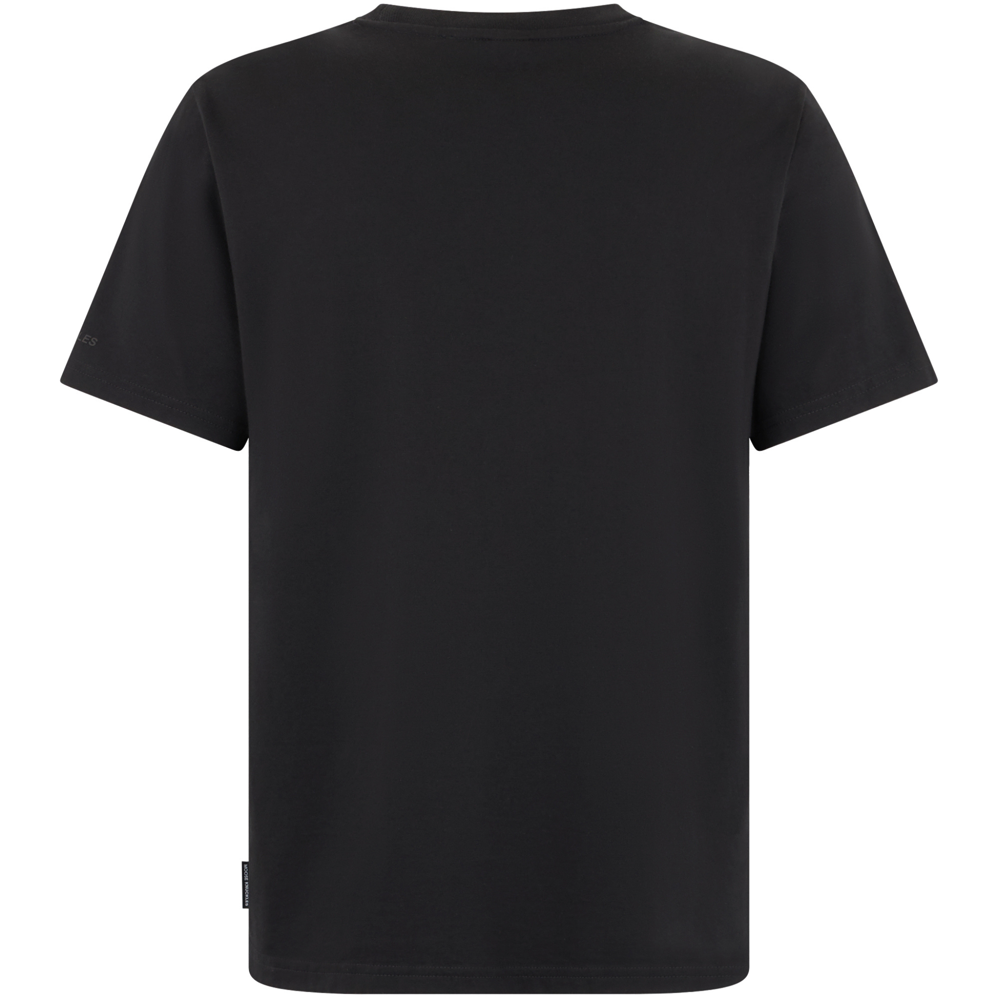Mens Moose Knuckles Black Crescent S/s T Shirt