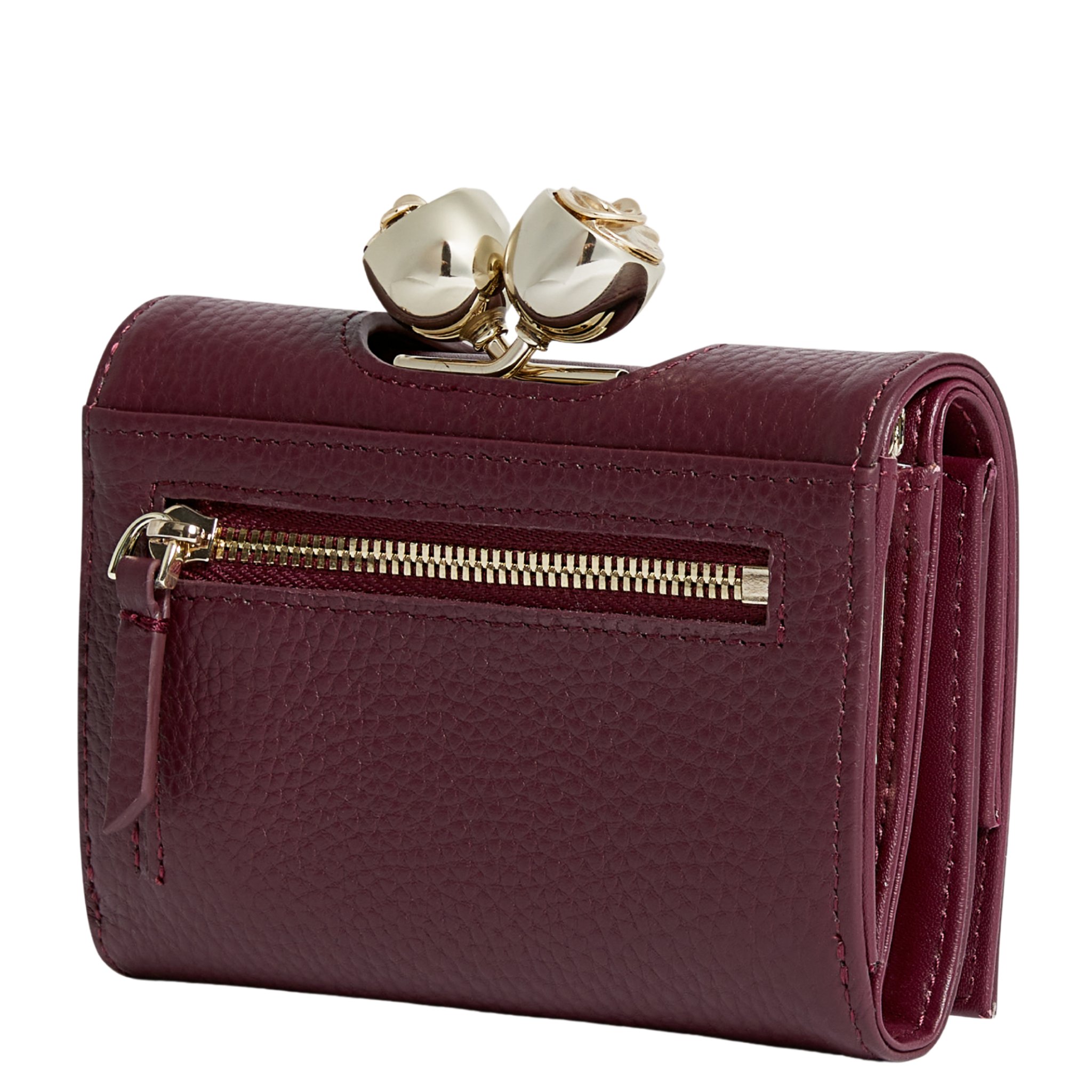 Womens Ted Baker Dark Red Roosa Small Bobble Purse